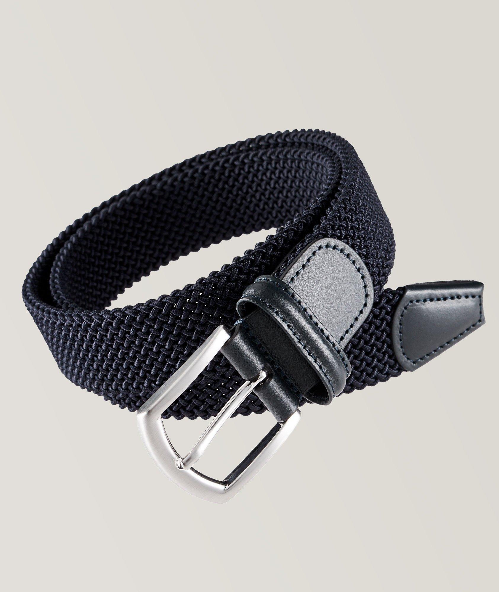 ANDERSON'S Textured-leather belt