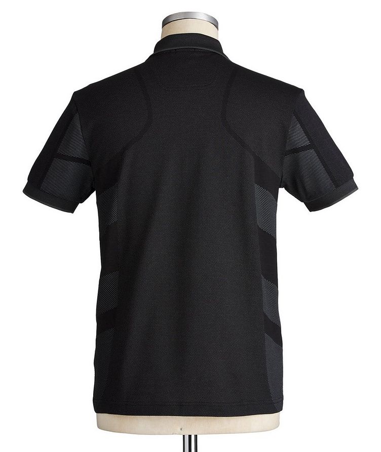 Textured Cotton-Blend Polo image 1