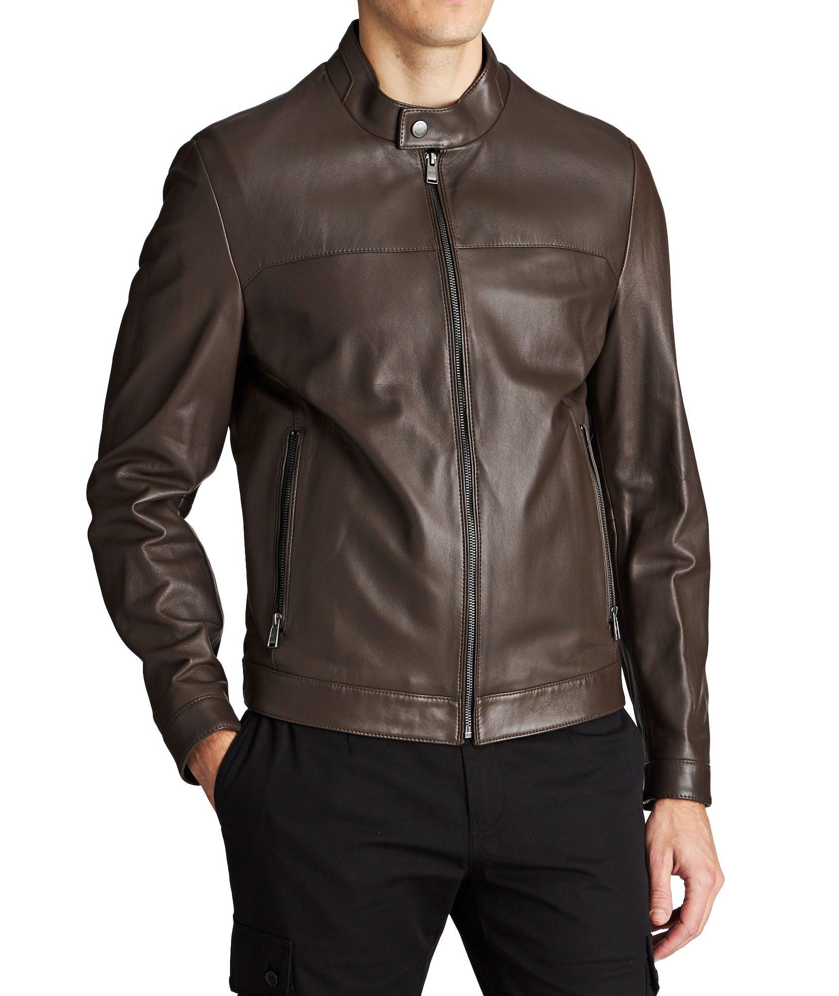 Nardi Leather Bomber Jacket image 0