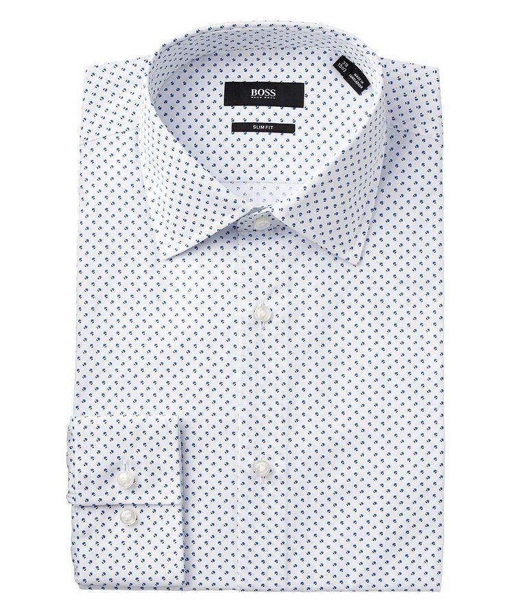 Chemise habillée imprimée de coupe amincie image 0