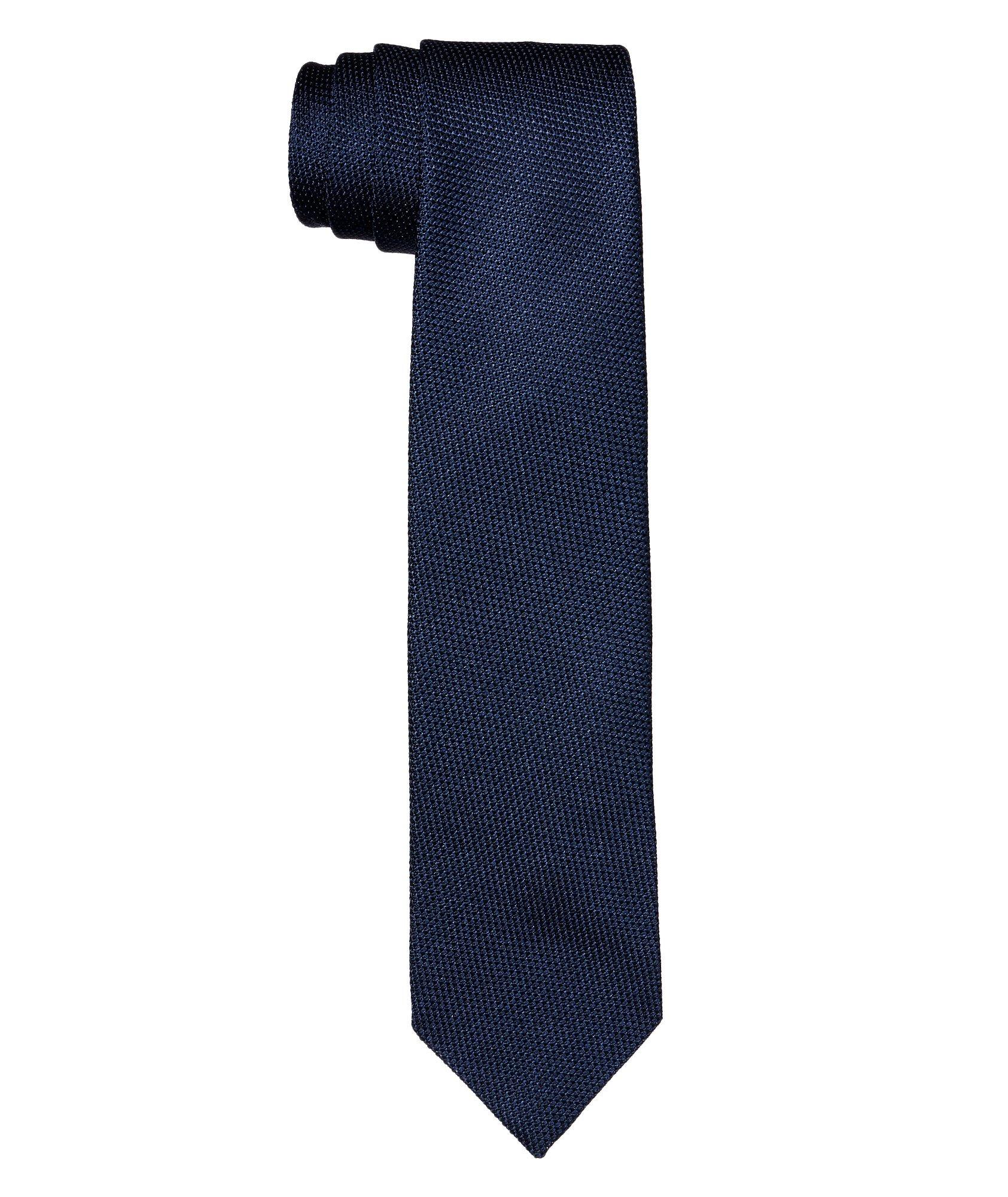 Cravate texturée en soie image 0