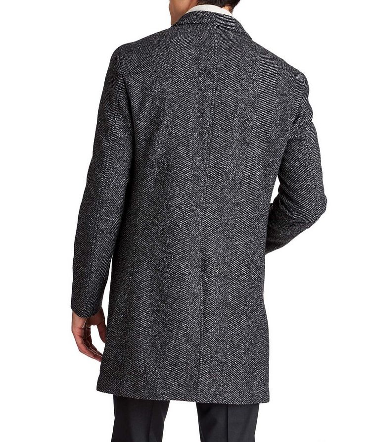 Manteau en lainage à motif de chevrons image 1