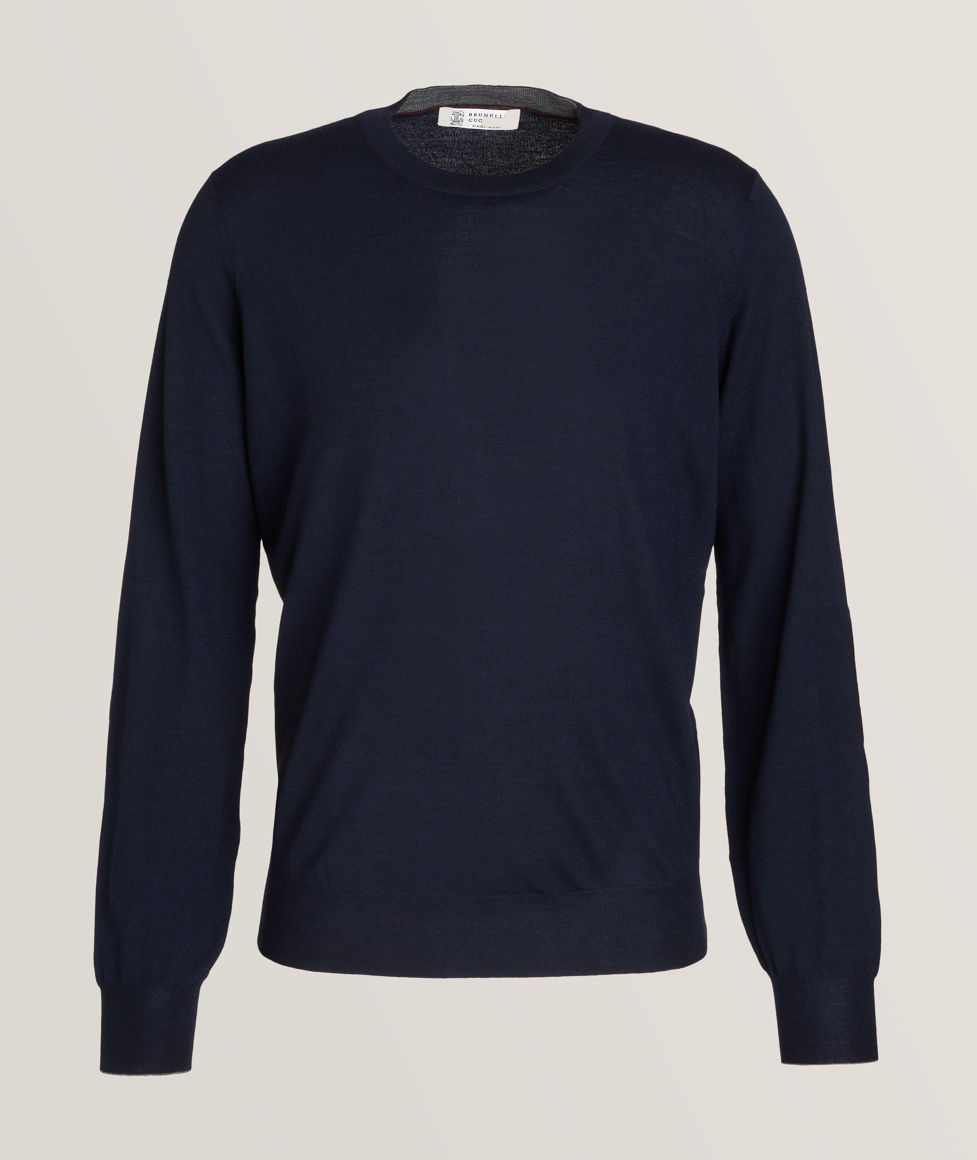 BOSS - Structured-knit sweater in virgin wool, silk and cashmere