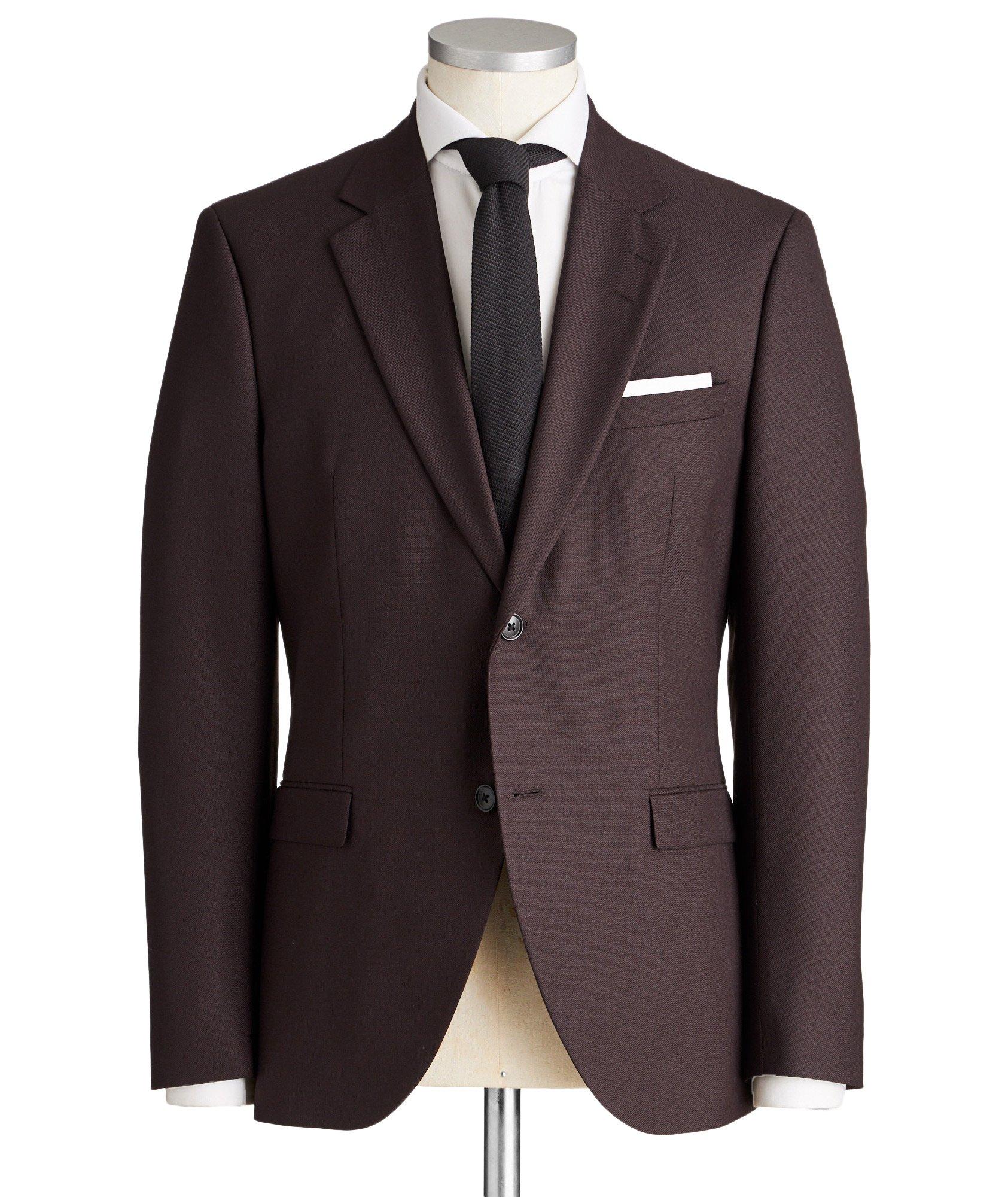 Jamonte Slim Fit Bird's Eye Wool-Blend Suit image 0