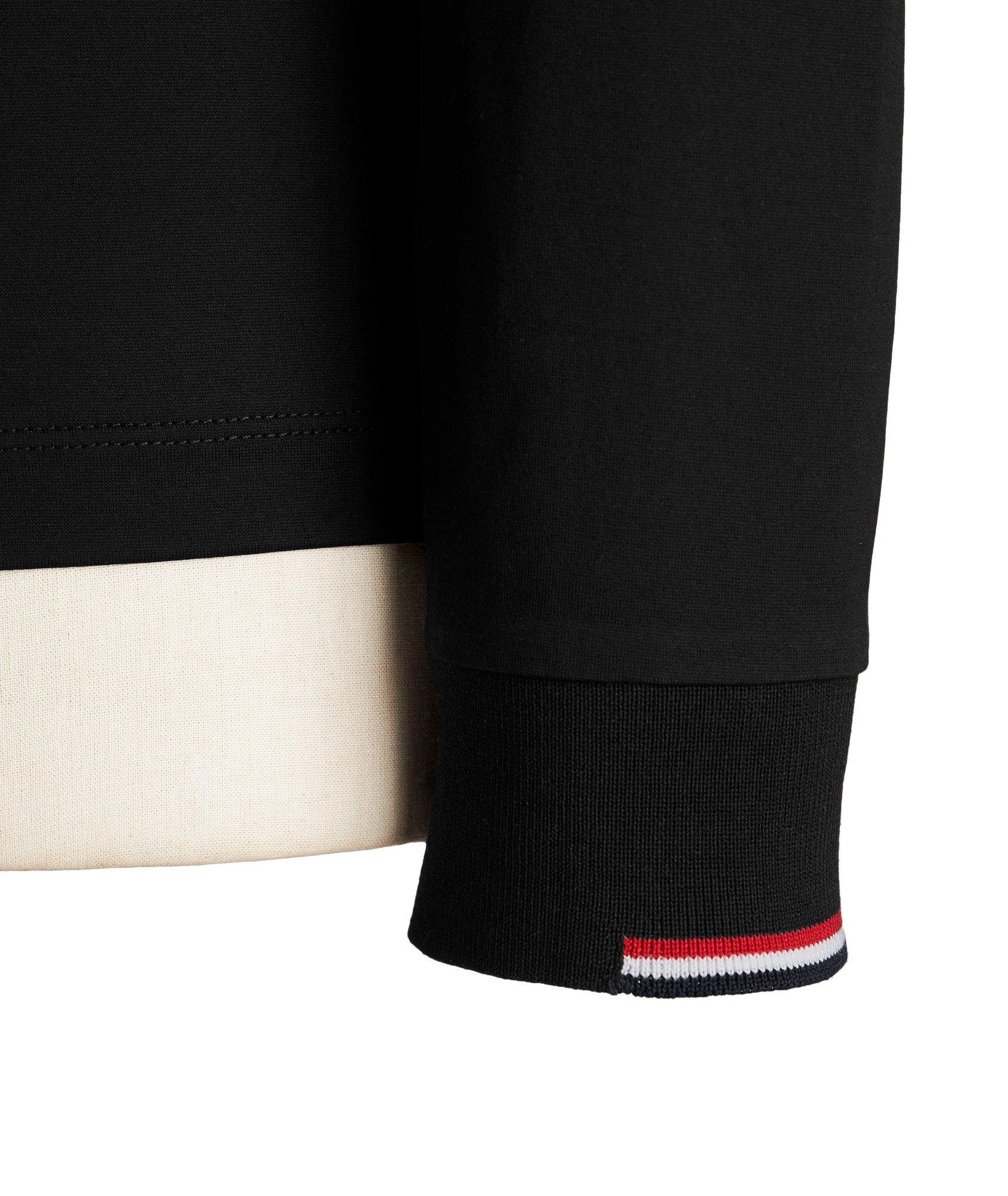Long-Sleeve Cotton Polo image 1