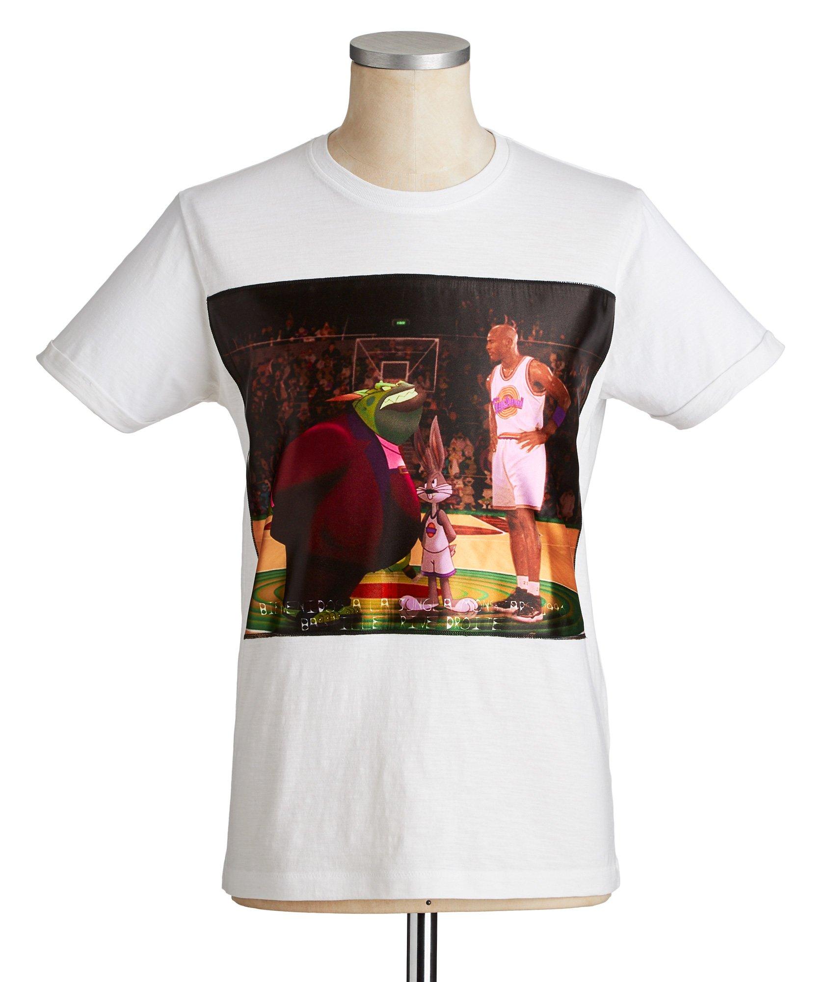 Space Jam Printed Cotton T-Shirt image 0