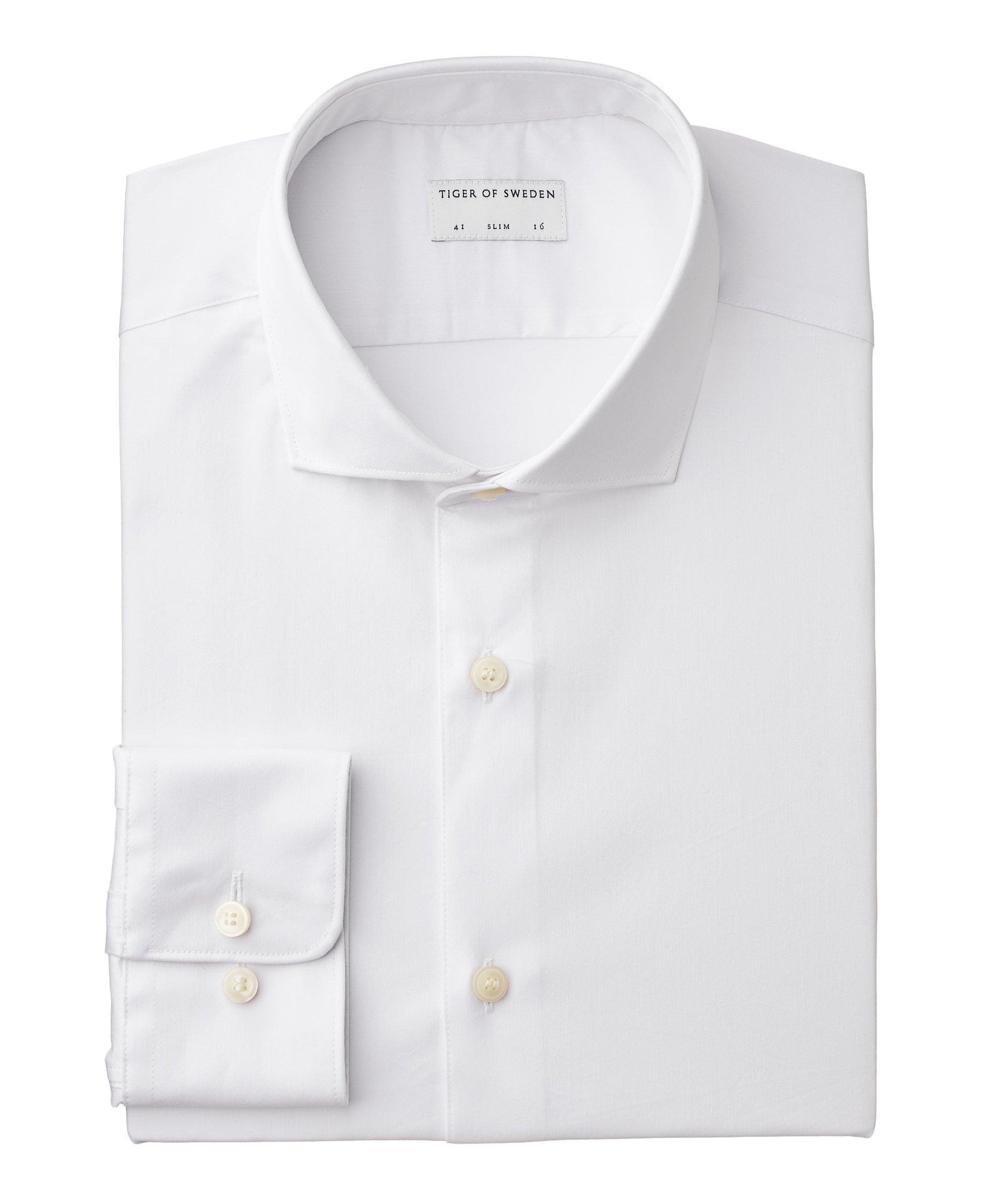 Farrell Slim Fit Stretch-Cotton Dress Shirt image 0