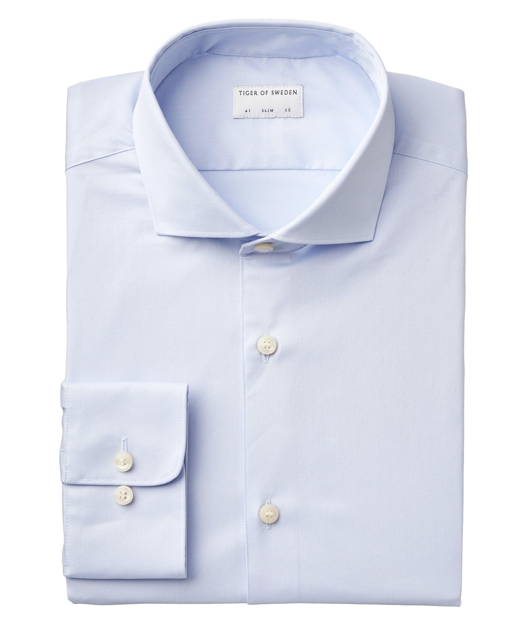 Farrell Slim Fit Stretch-Cotton Dress Shirt image 0