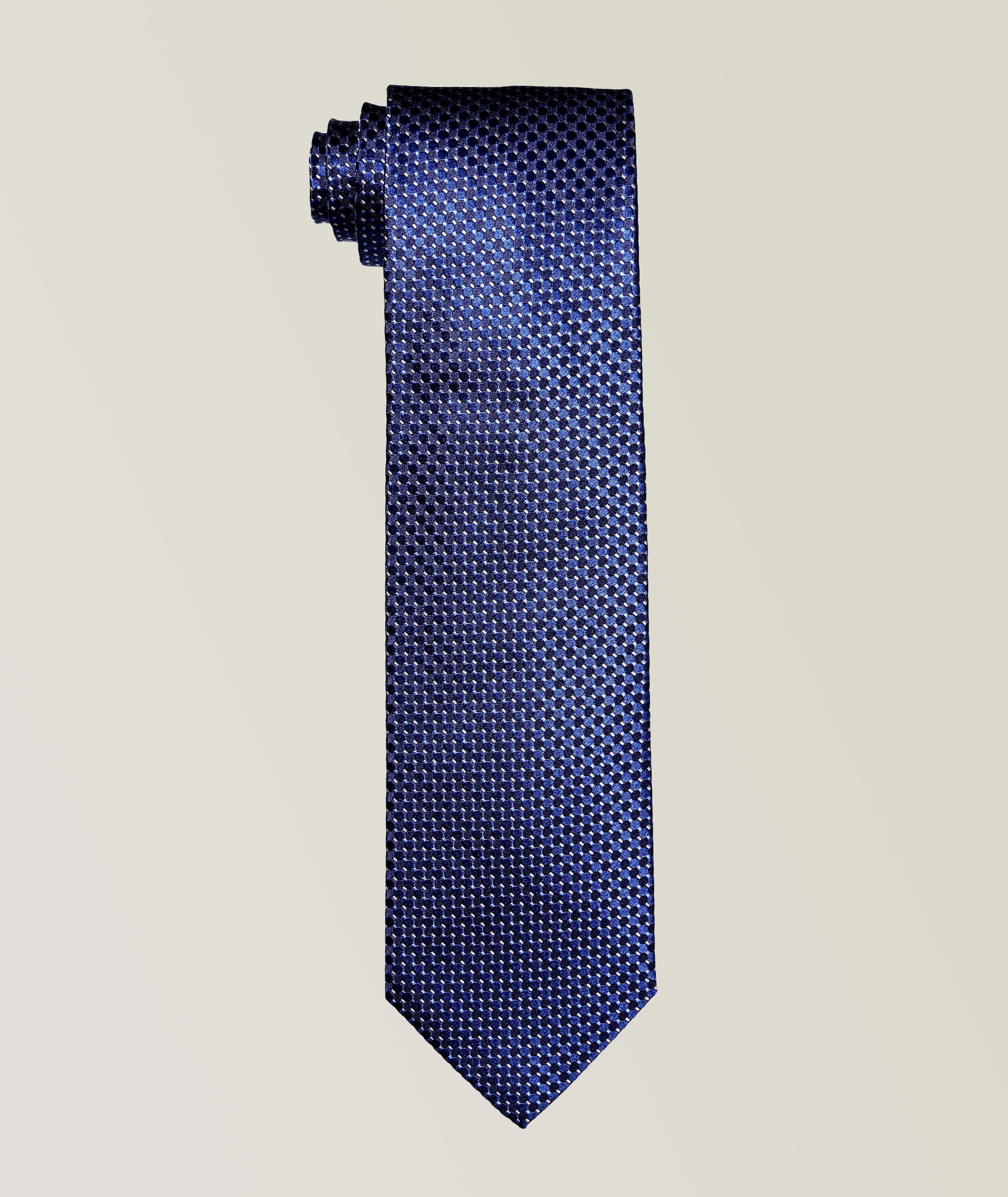Micro-Dot Silk Tie image 0