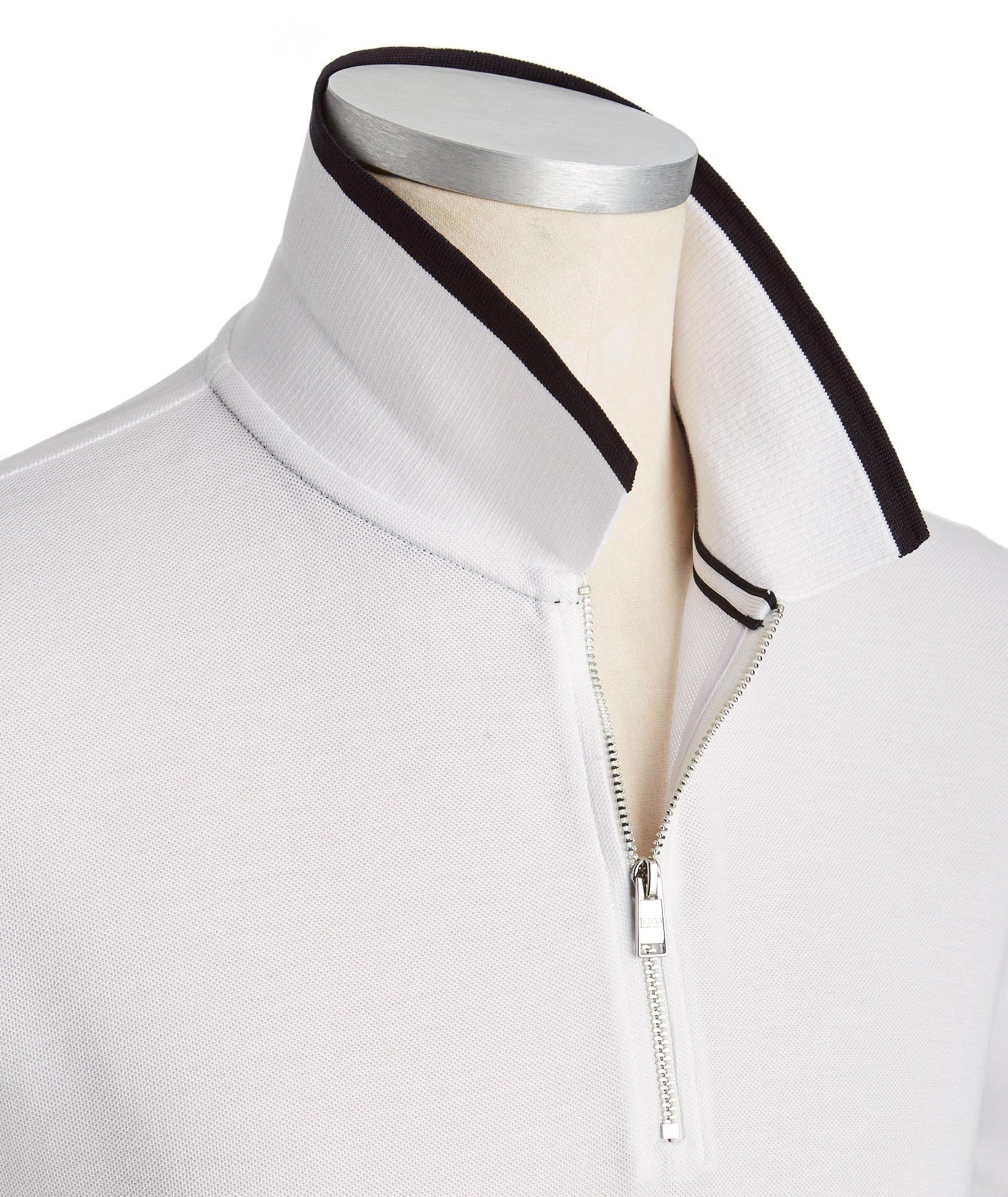 Half-Zip Cotton Polo image 1