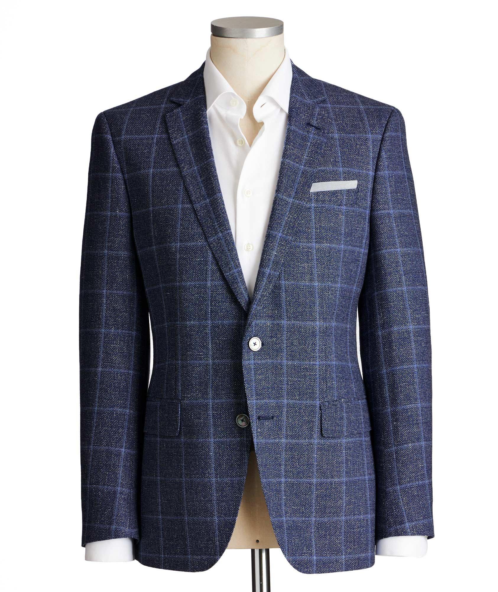 Hutsons4 Windowpane Sports Jacket image 0