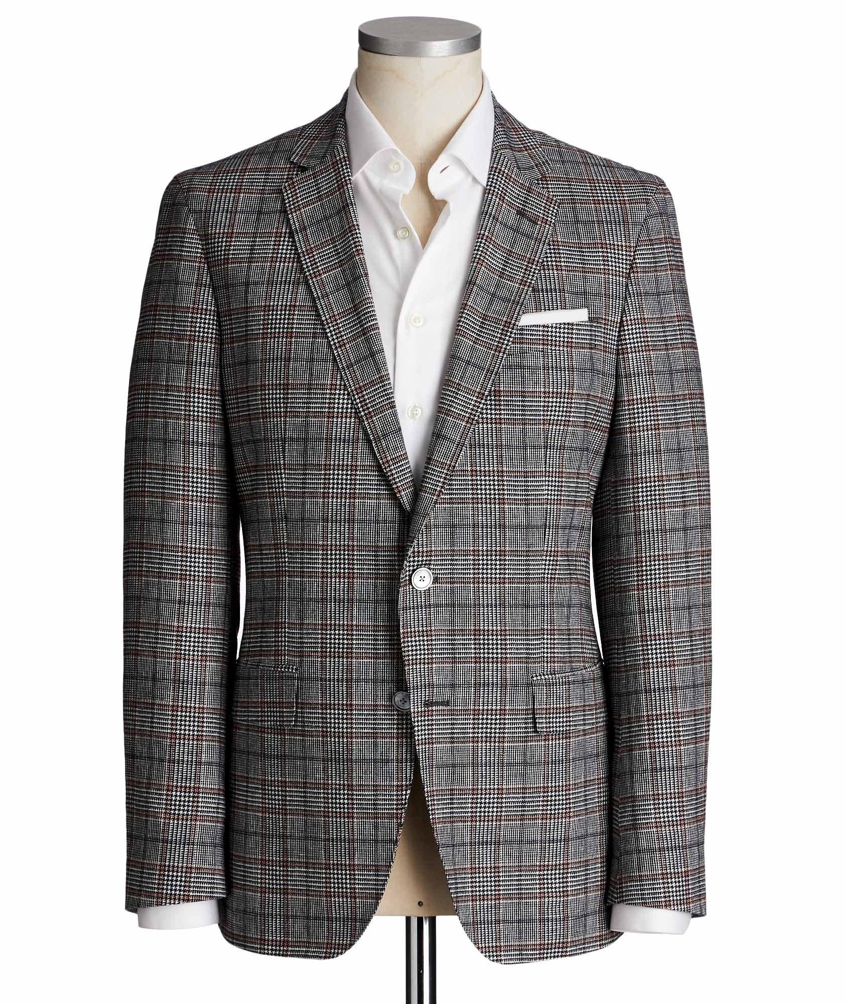 Hartlay1 Checked Linen-Wool Sports Jacket image 0
