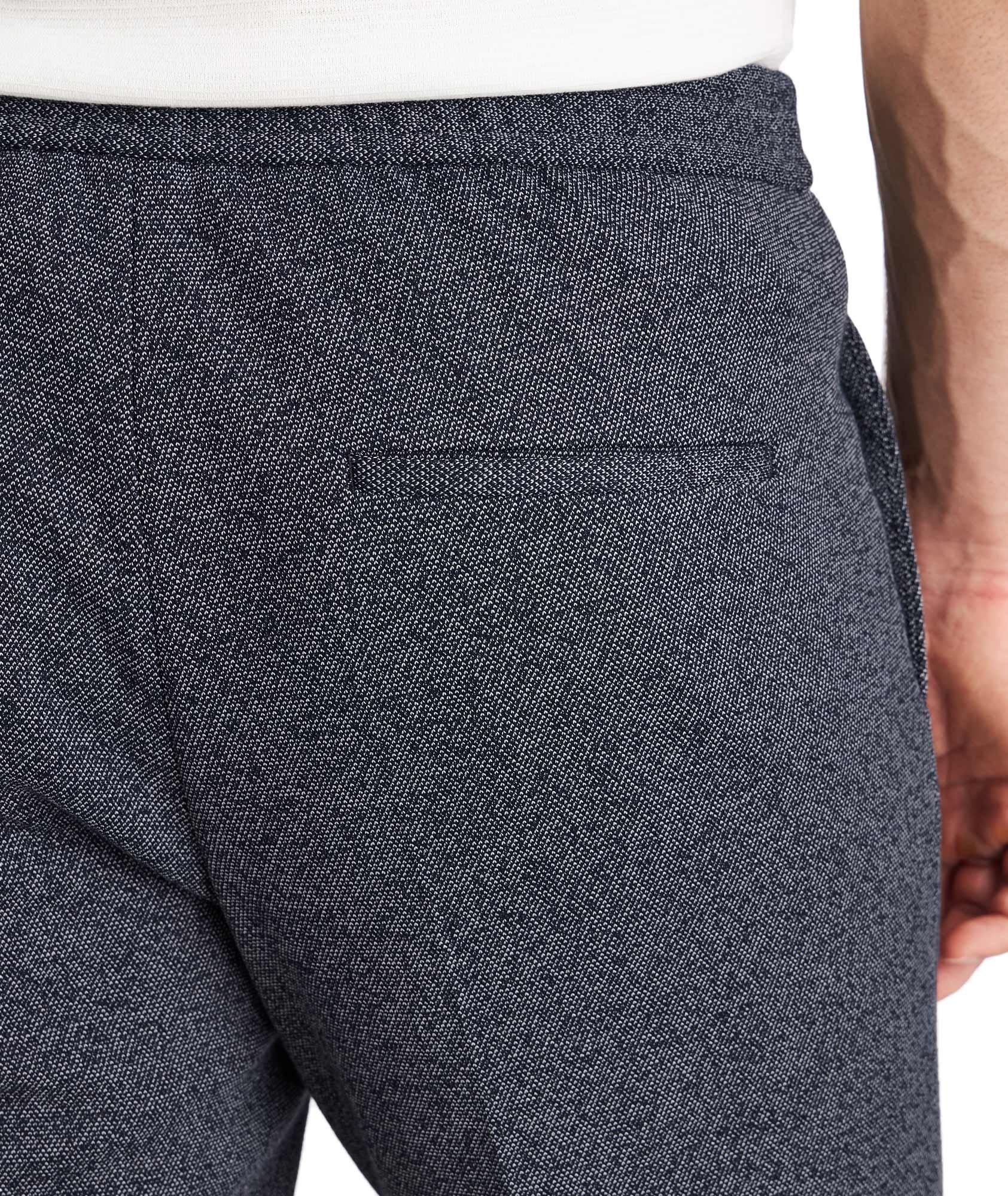 Pantalon habillé en mélange de coton à taille à cordon image 2