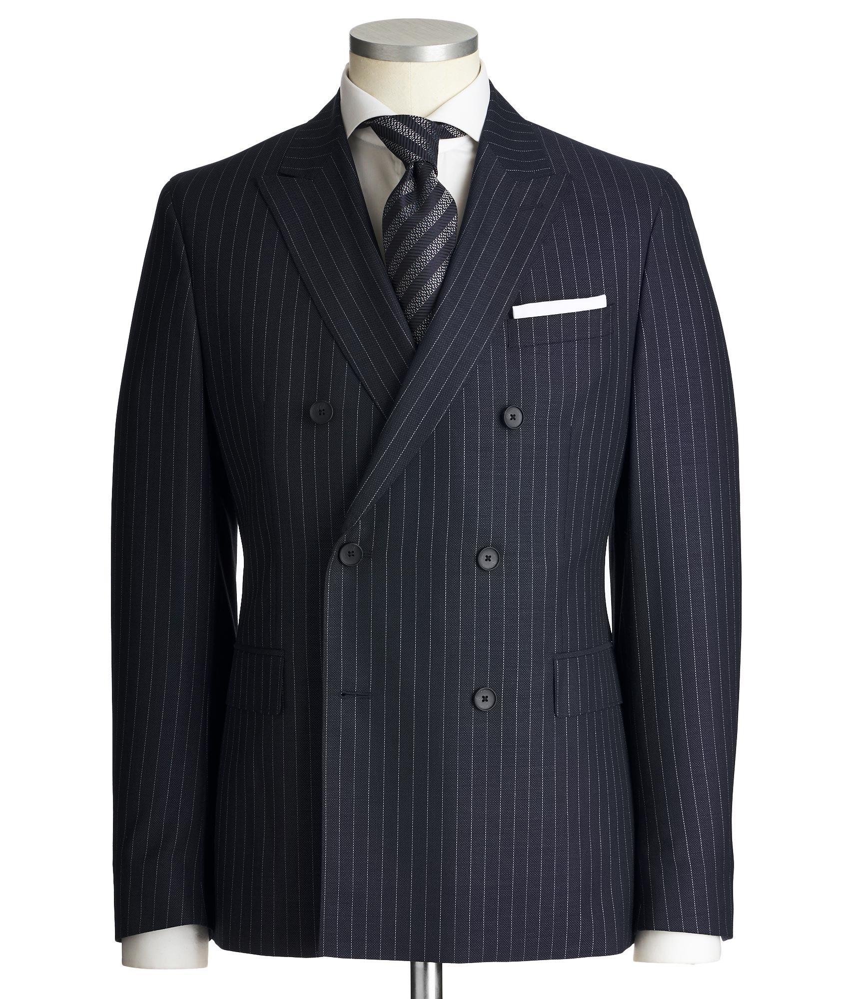 Namil3/Ben2 Double-Breasted Pinstriped Suit image 0