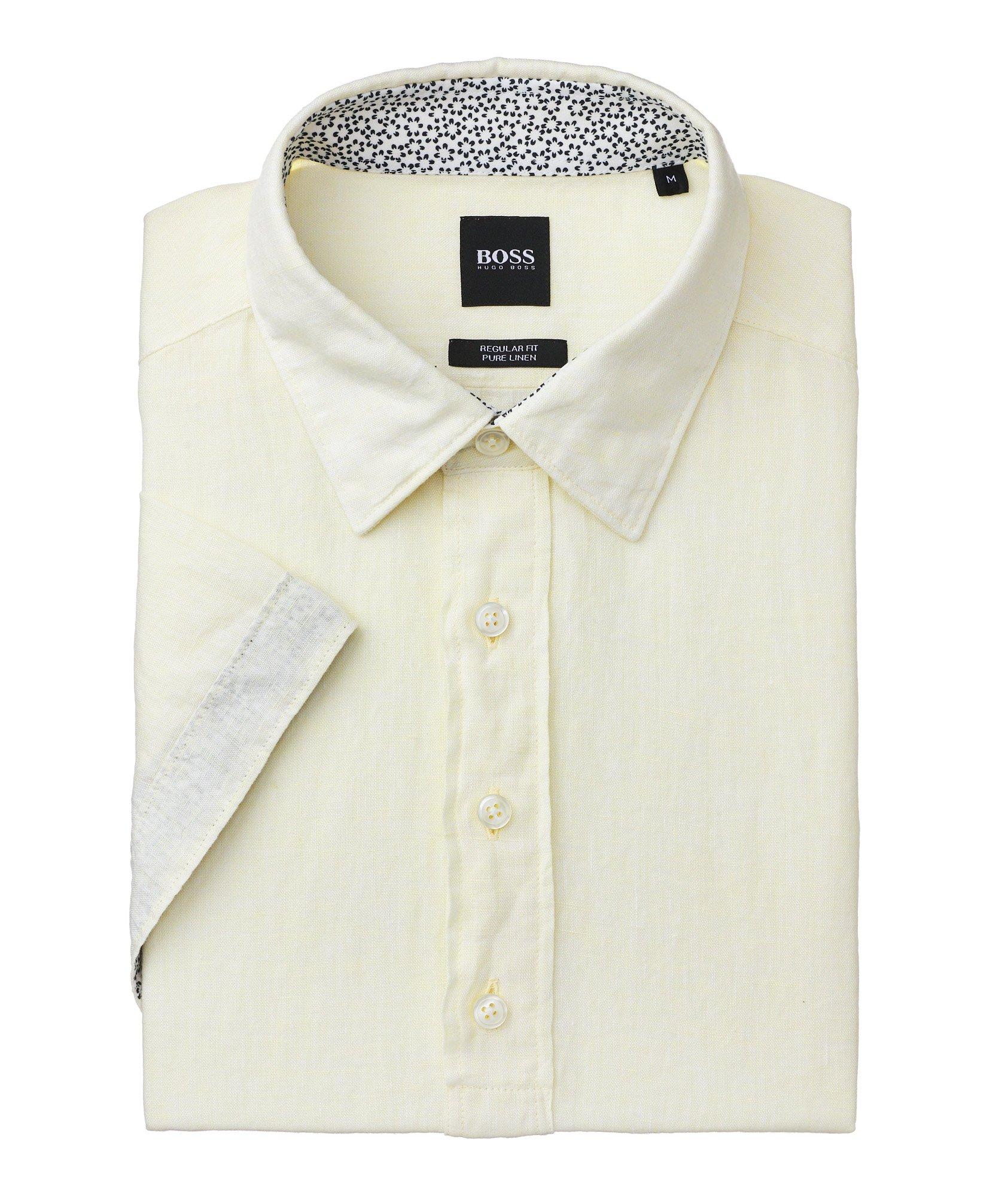 Short-Sleeve Linen Shirt image 0