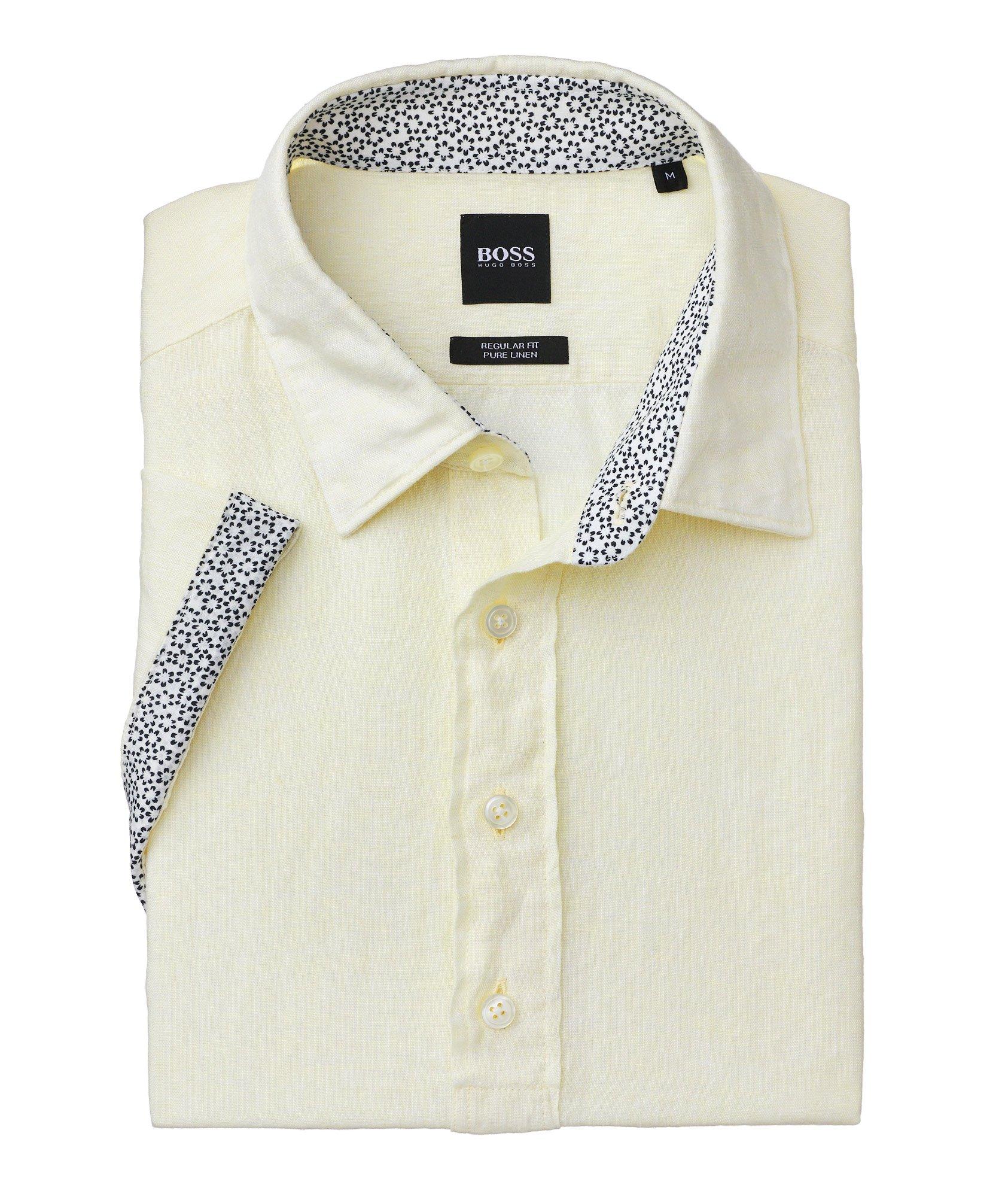 Short-Sleeve Linen Shirt image 2