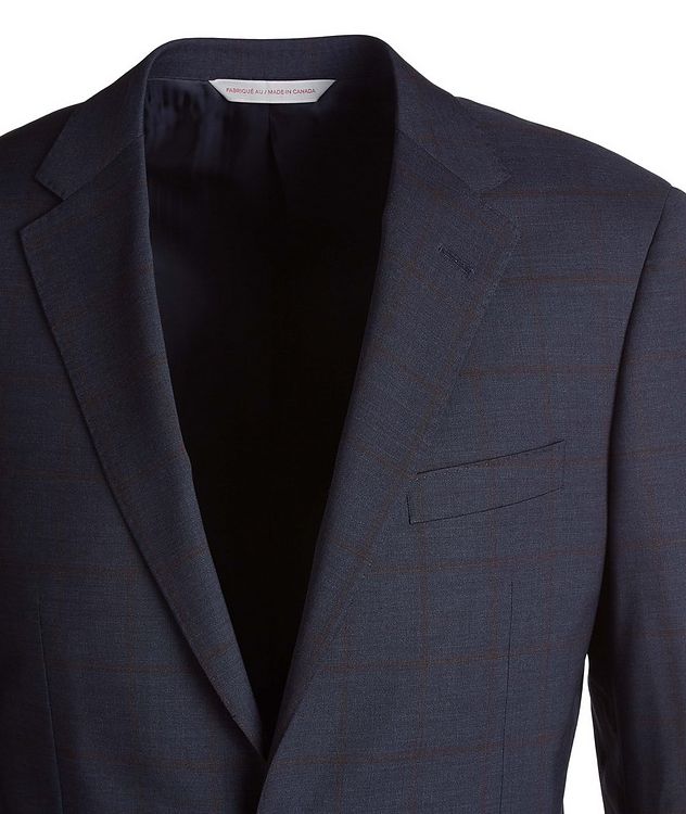 Cosmo Windowpane Stretch-Wool Suit picture 3