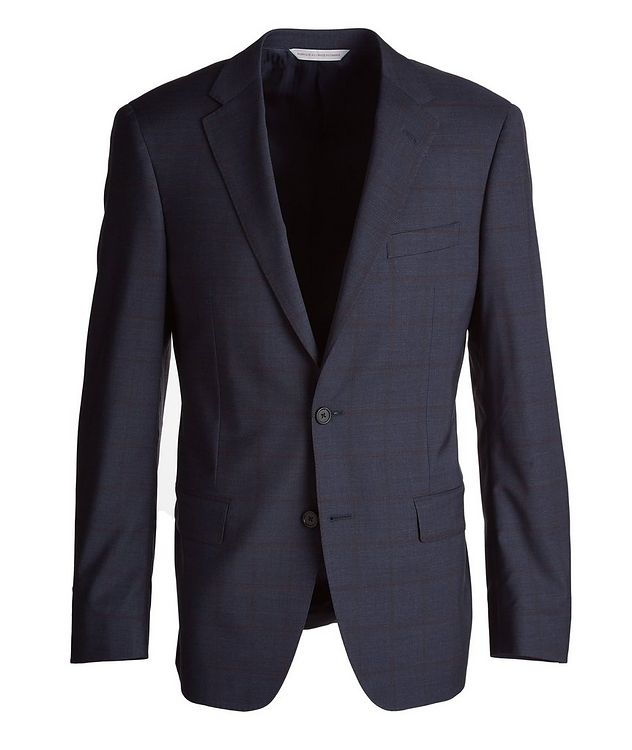 Cosmo Windowpane Stretch-Wool Suit picture 1