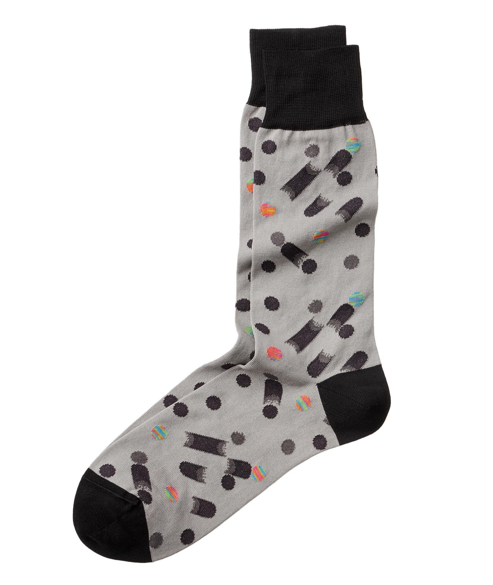 Dotted Stretch-Cotton Socks image 0