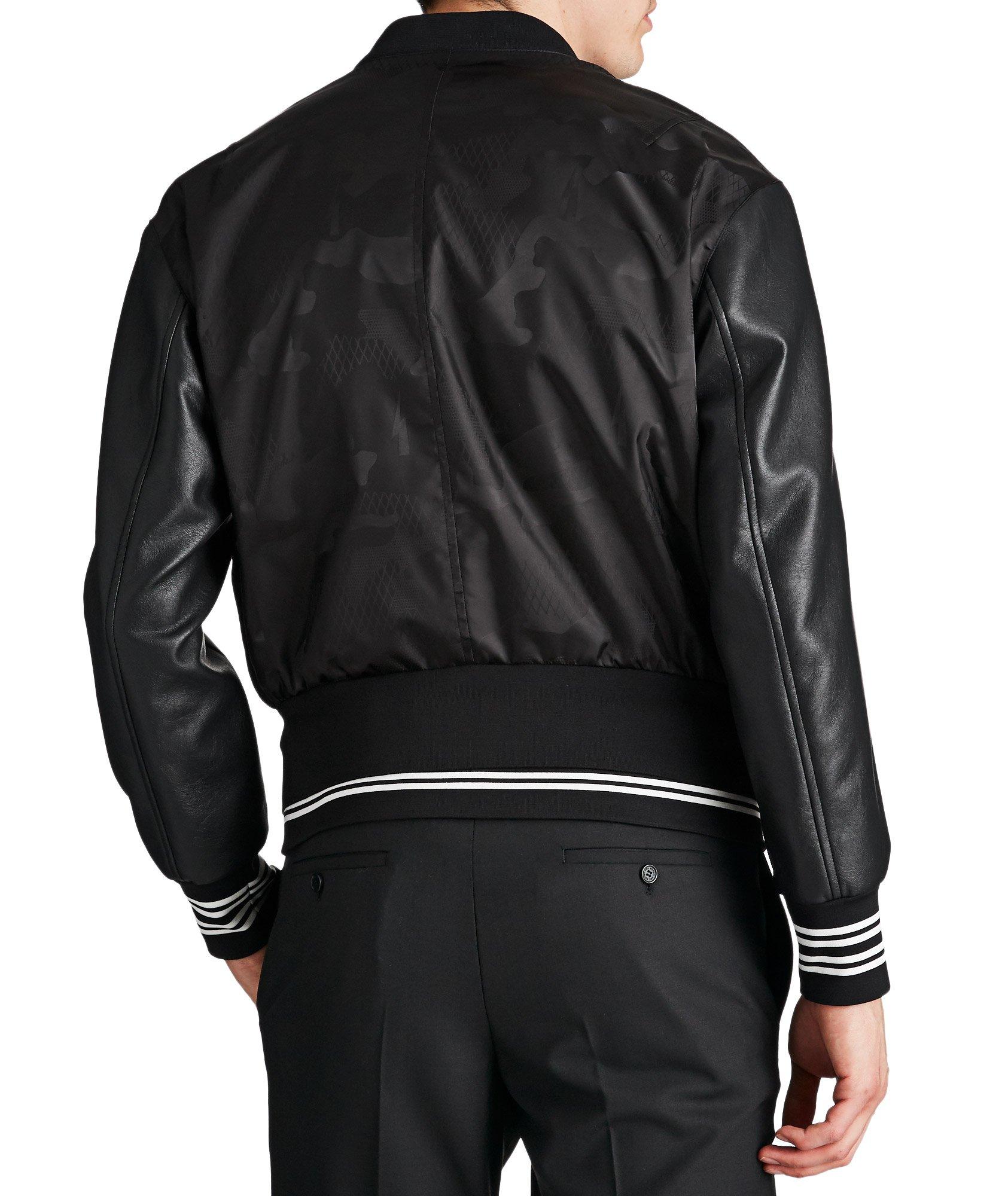 Multi-Texture Bomber Jacket image 1
