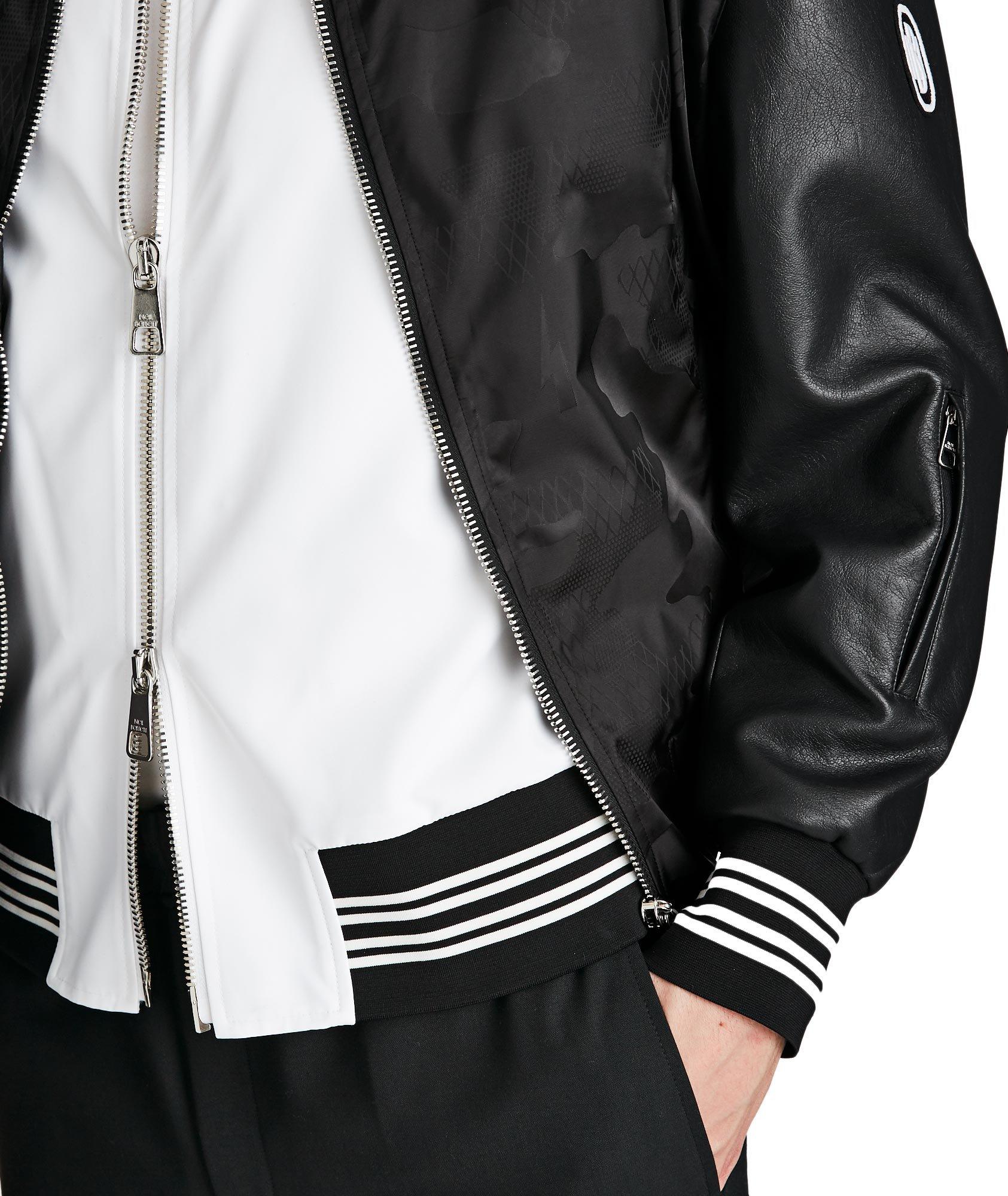 Multi-Texture Bomber Jacket image 2