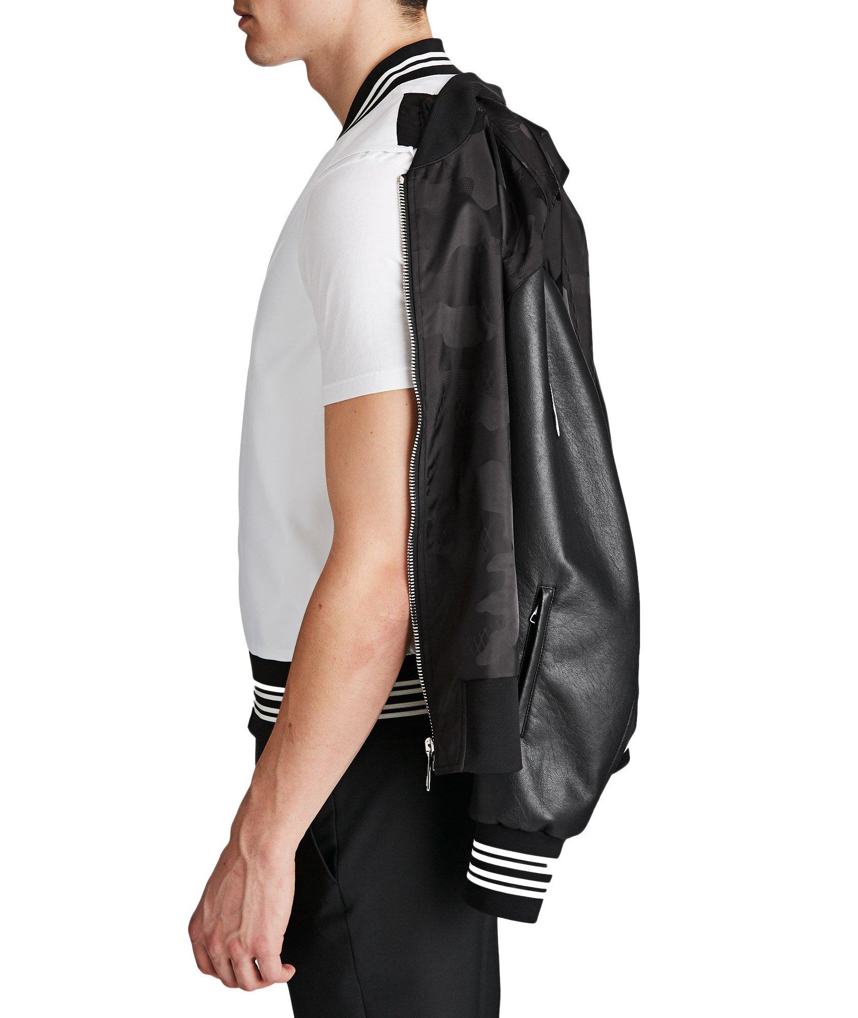 Multi-Texture Bomber Jacket image 4