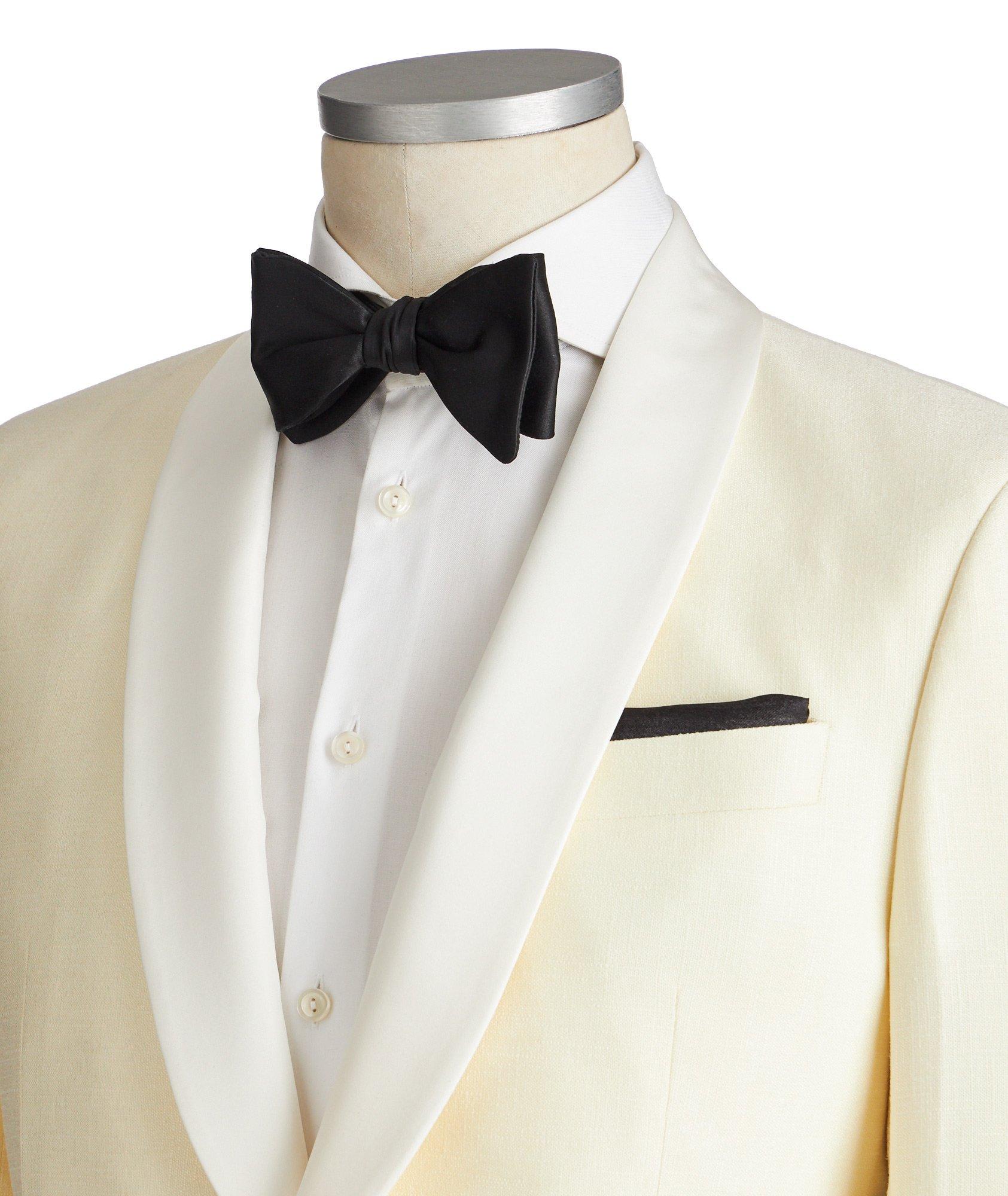 Soft Wool-Silk Tuxedo Jacket image 1