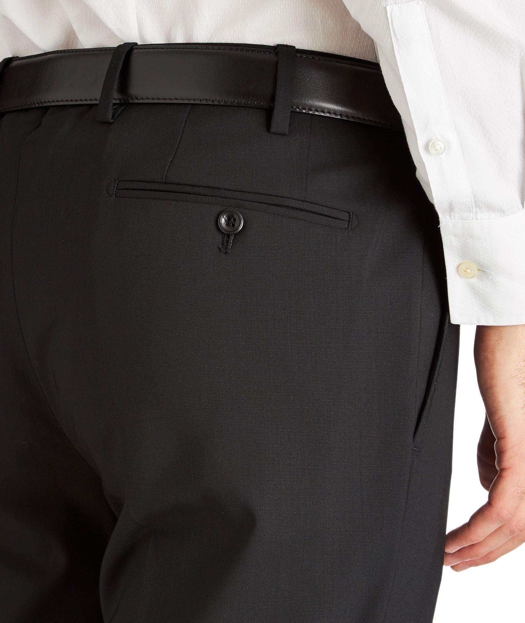 Stretch-Virgin Wool Trousers image 2