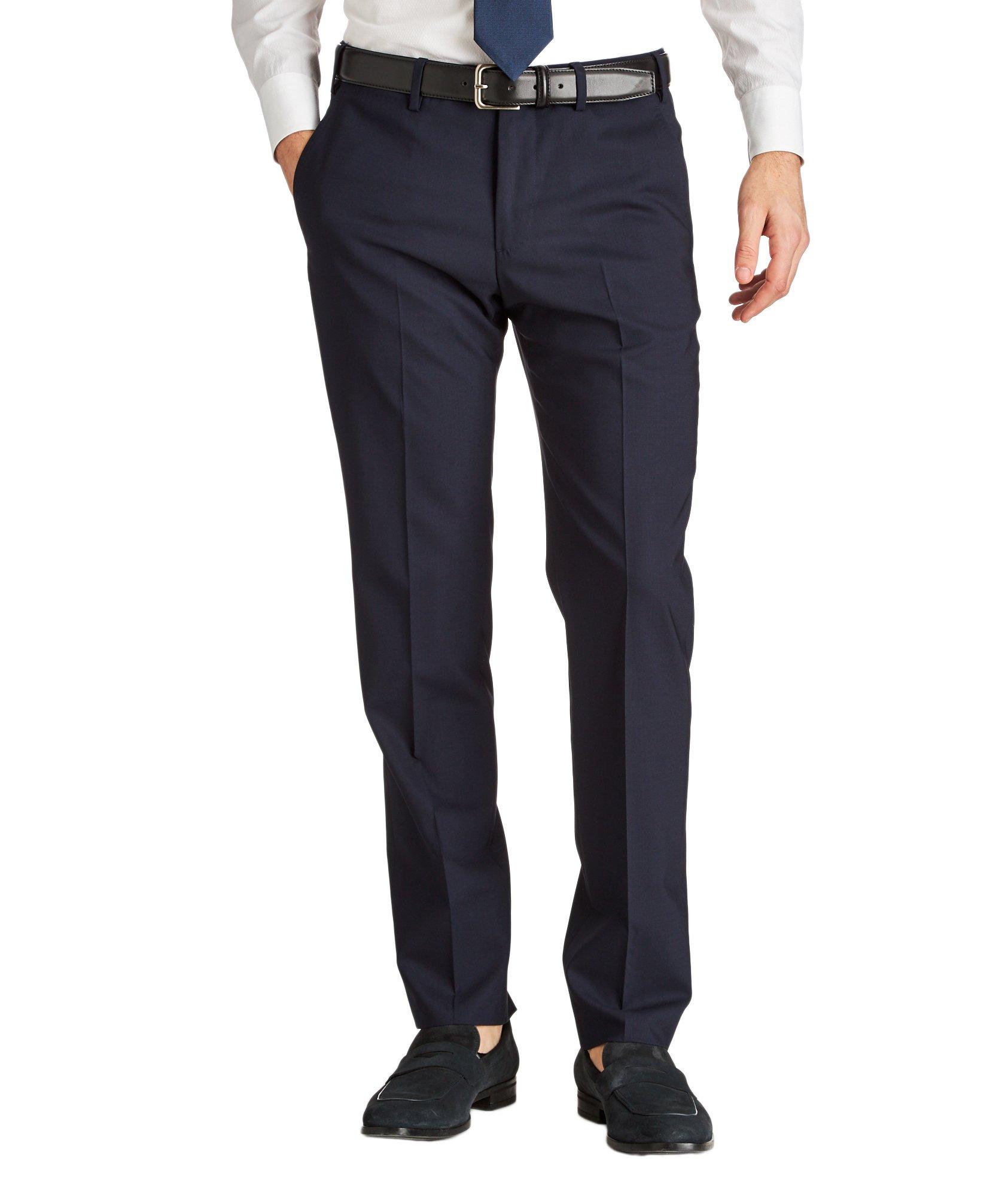 Stretch-Virgin Wool Trousers image 0