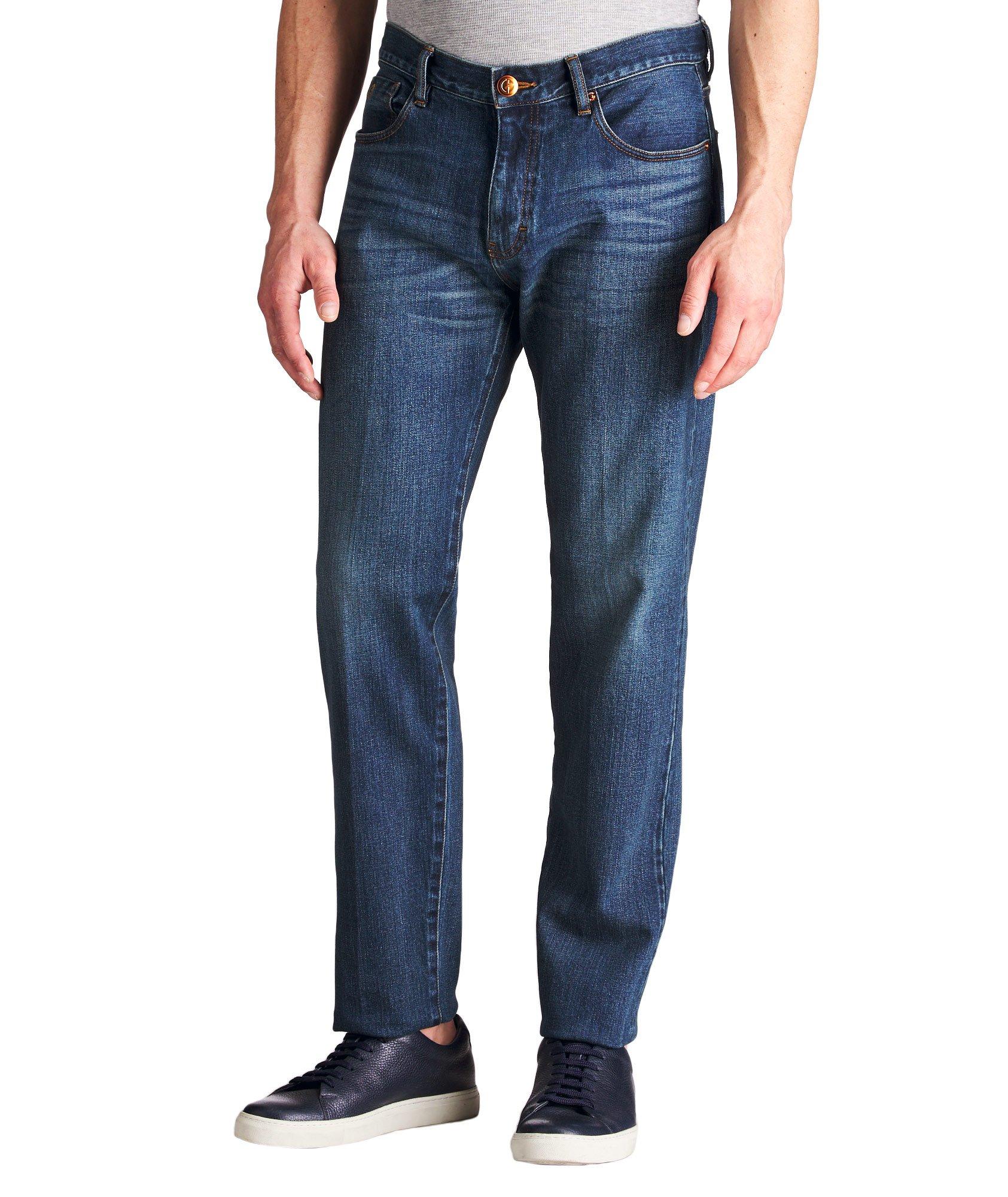 Straight Fit Selvedge Jeans image 0