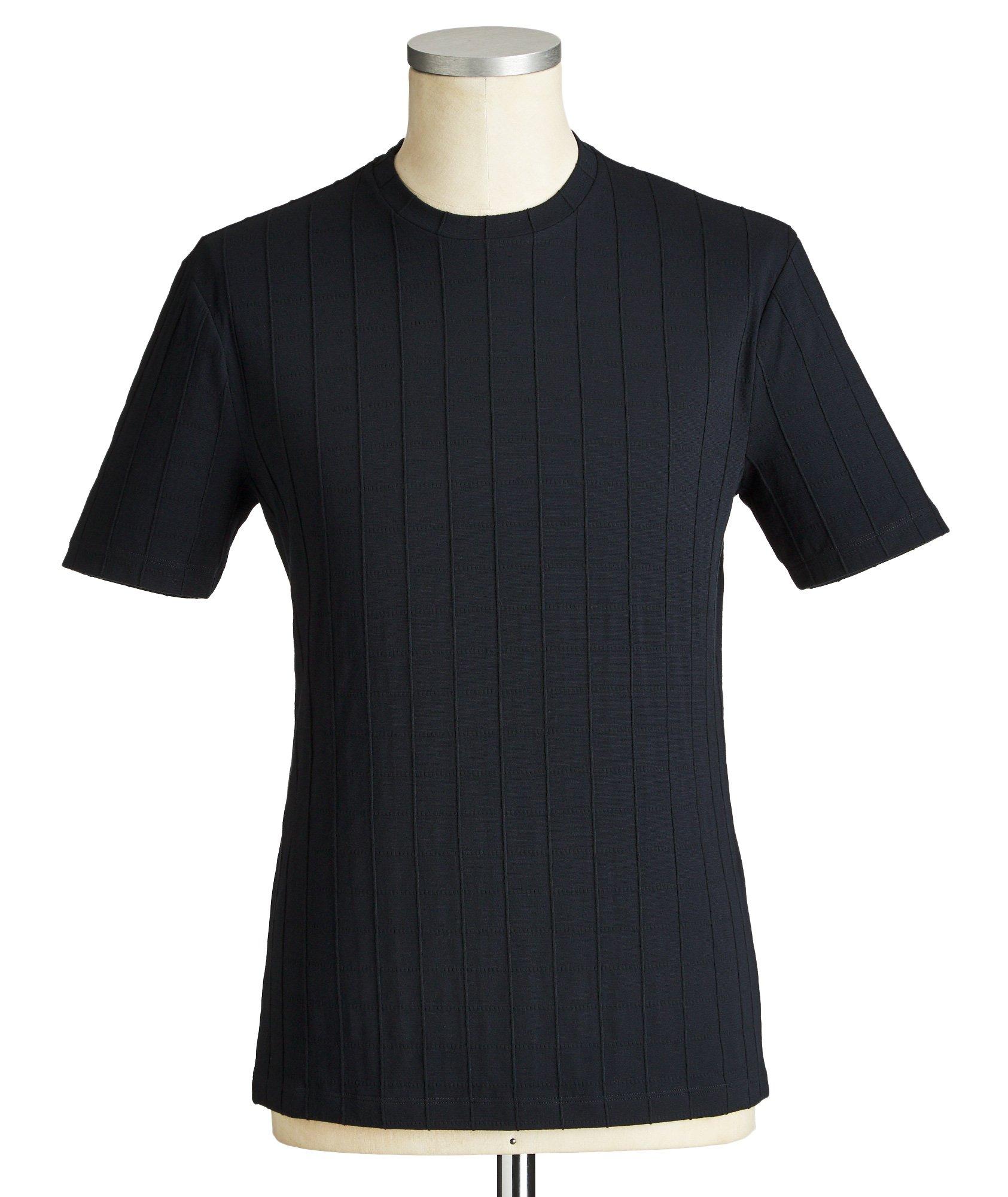 Textured Stretch-Cashmere T-Shirt image 0