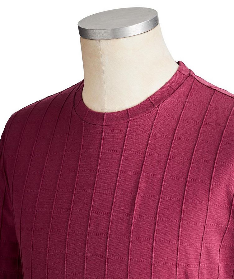 Textured Stretch-Cashmere T-Shirt image 1