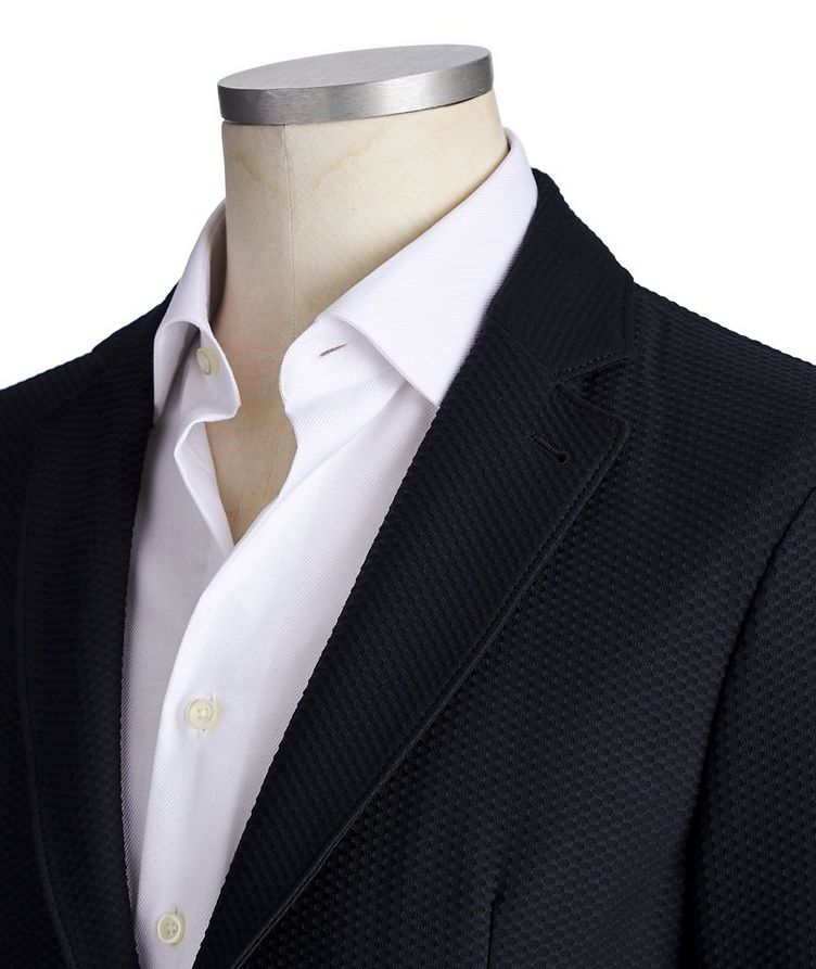 Unstructured Stretch-Cotton Sports Jacket image 1