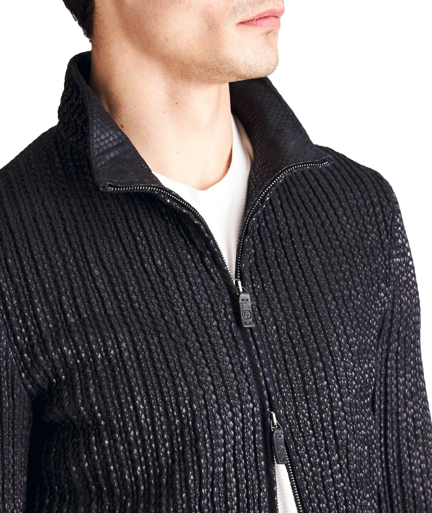 Textured Leather Jacket image 2