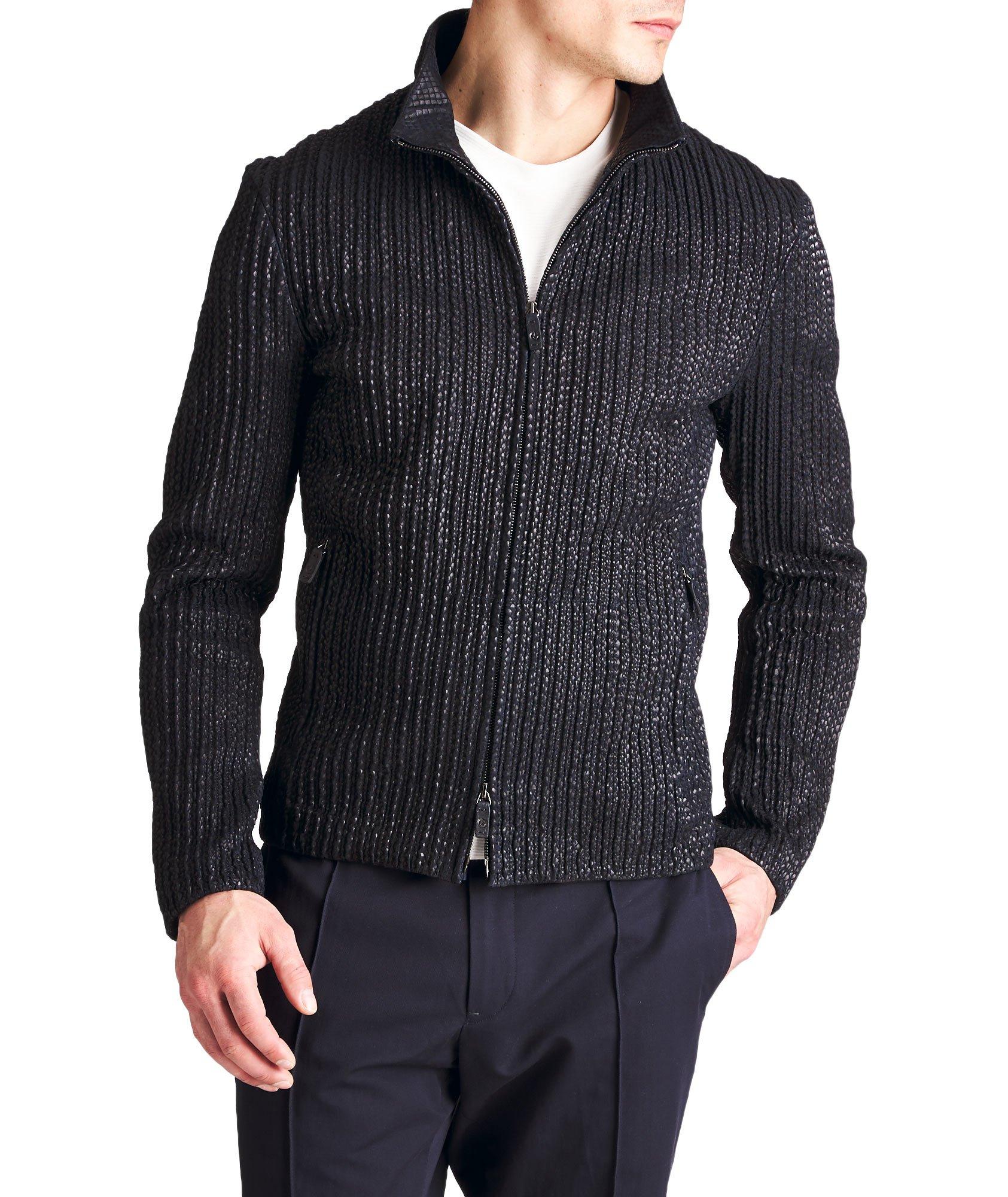 Textured Leather Jacket image 0