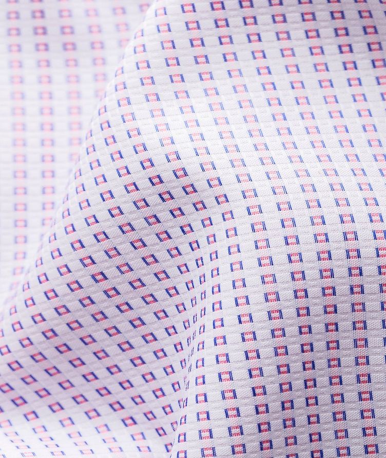 Contemporary Fit Micro-Cube Dress Shirt image 2