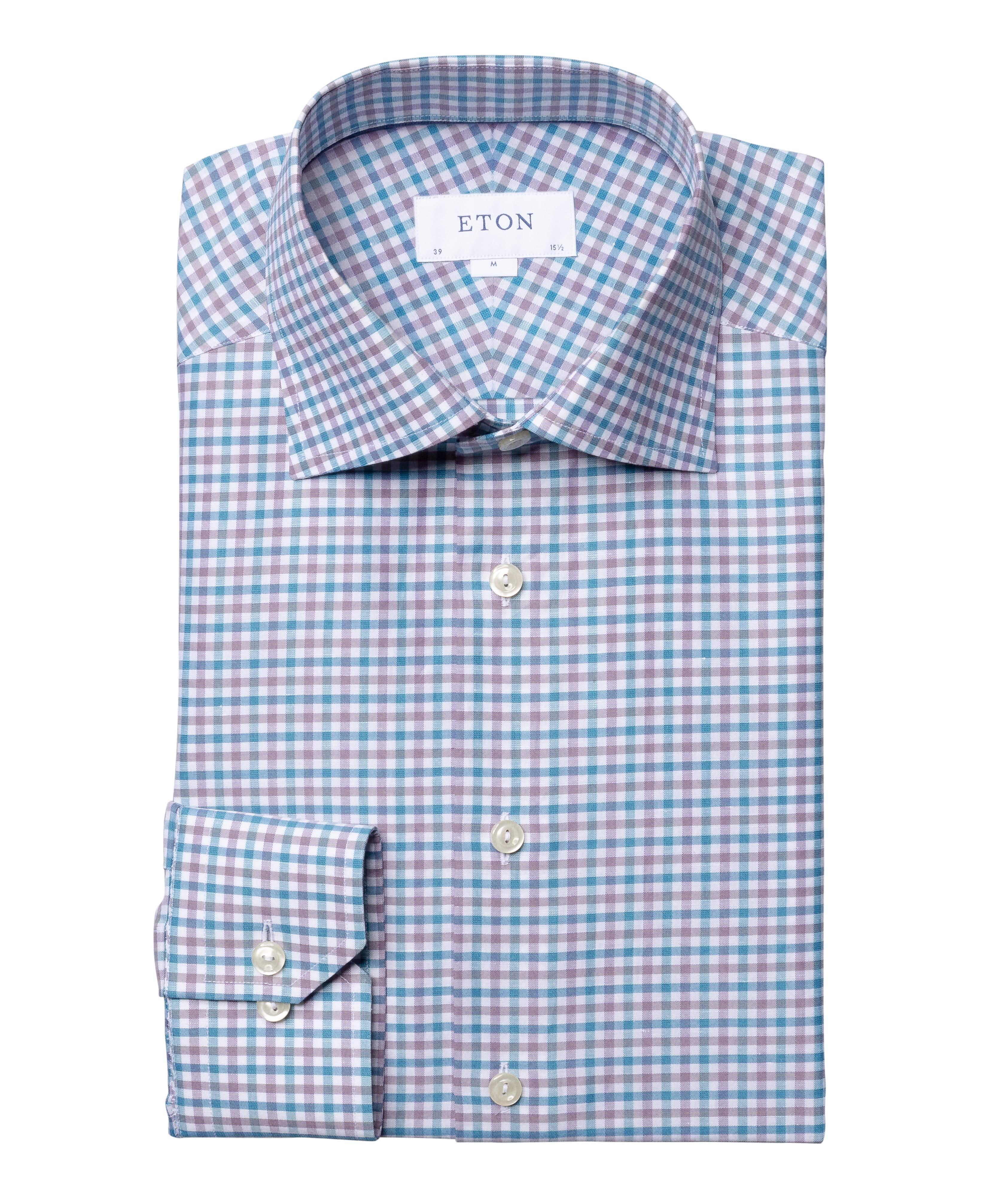 Slim Fit Gingham Dress Shirt image 0