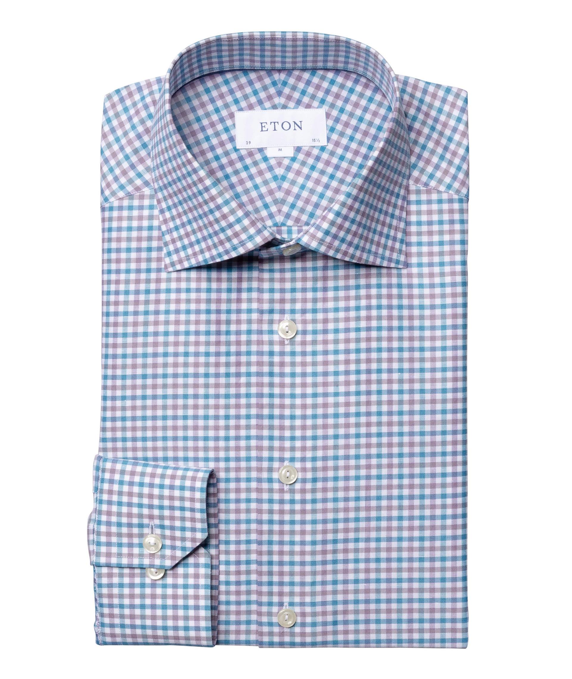 Slim Fit Gingham Dress Shirt image 0