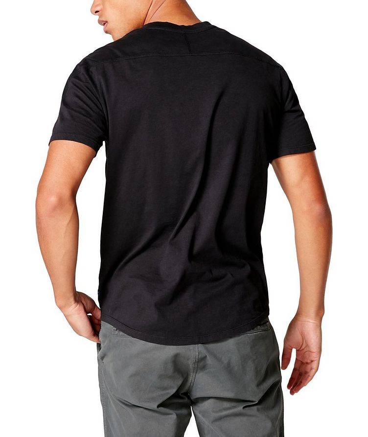 Notched Cotton-Jersey T-Shirt image 1