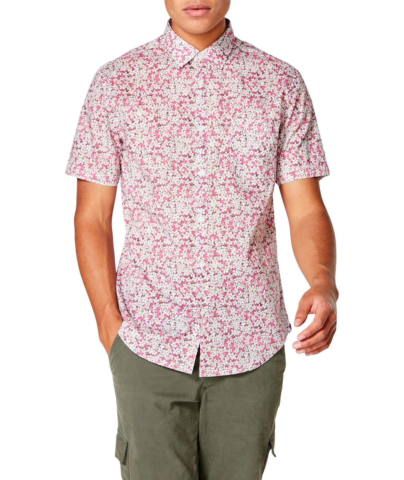 Short-Sleeve Botanical-Printed Shirt image 0