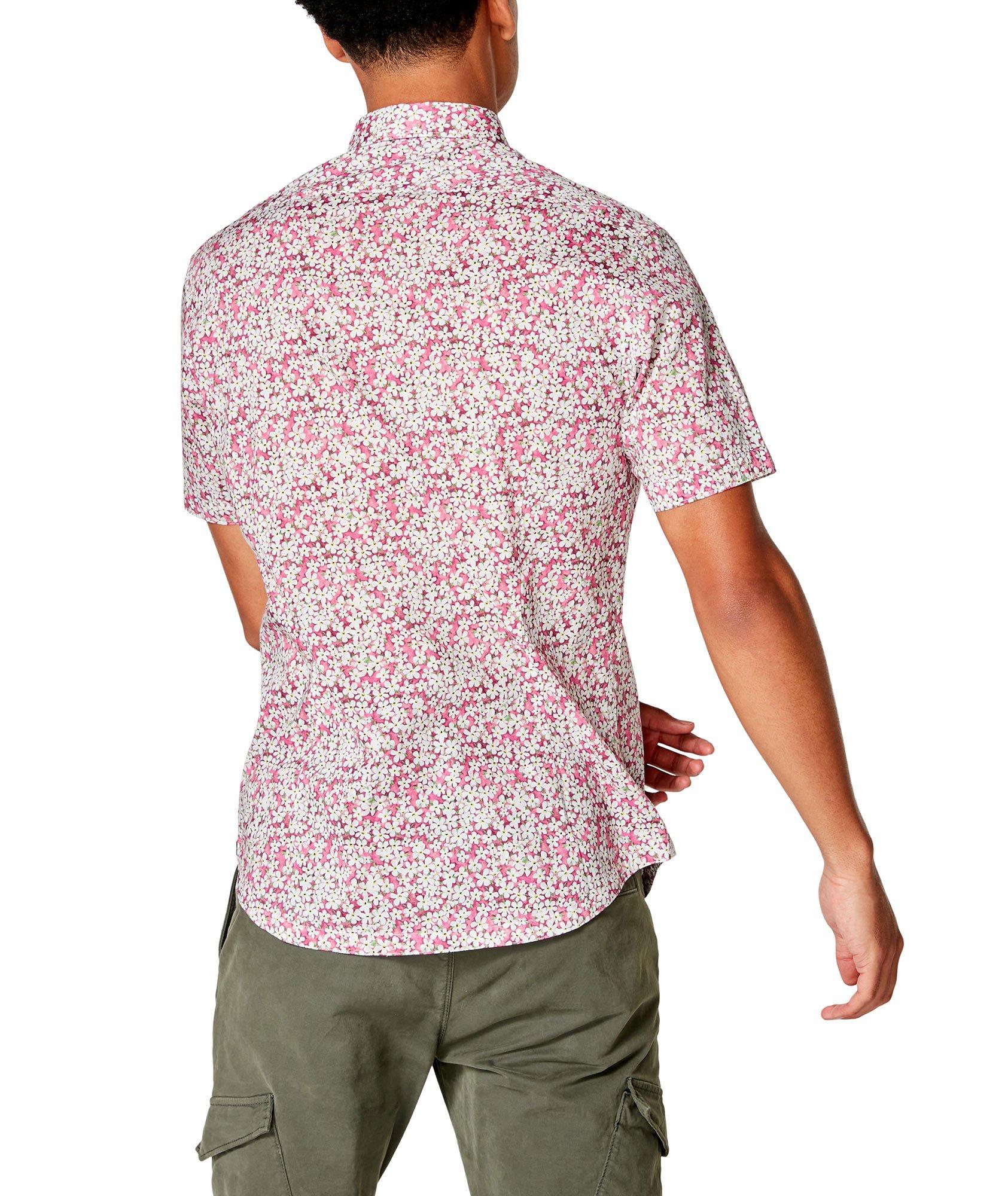 Short-Sleeve Botanical-Printed Shirt image 1