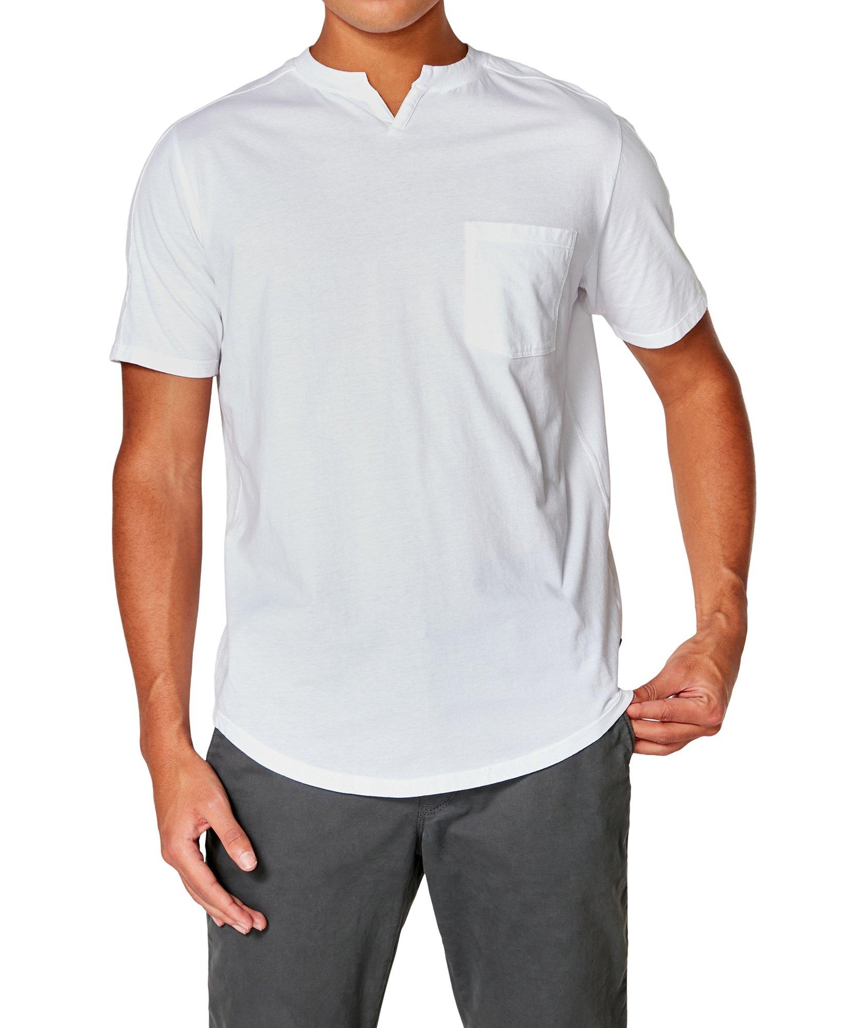 Notched Cotton-Jersey T-Shirt image 0