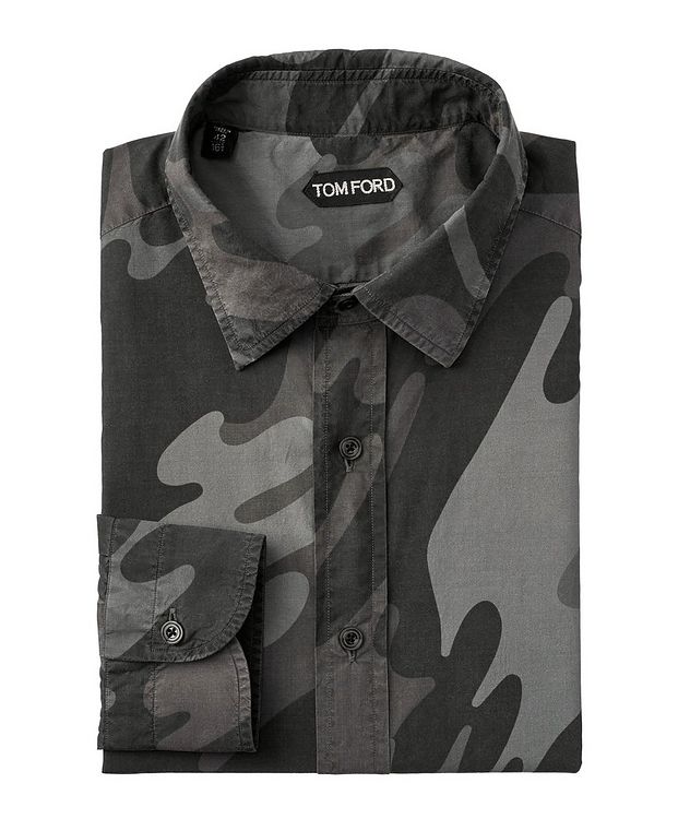 Camouflage Cotton-Lyocell Shirt picture 1
