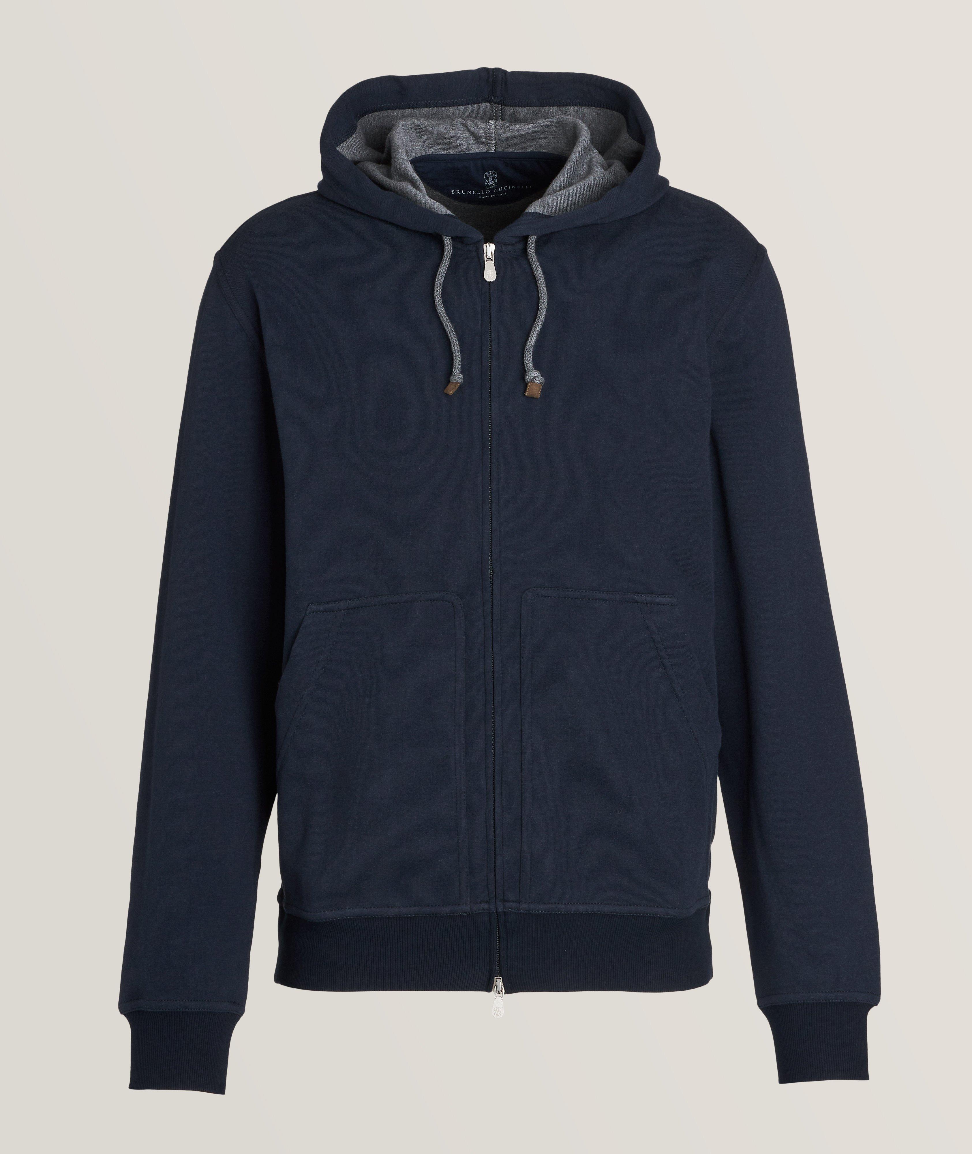 Brunello Cucinelli Zip-Up Hooded Sweater