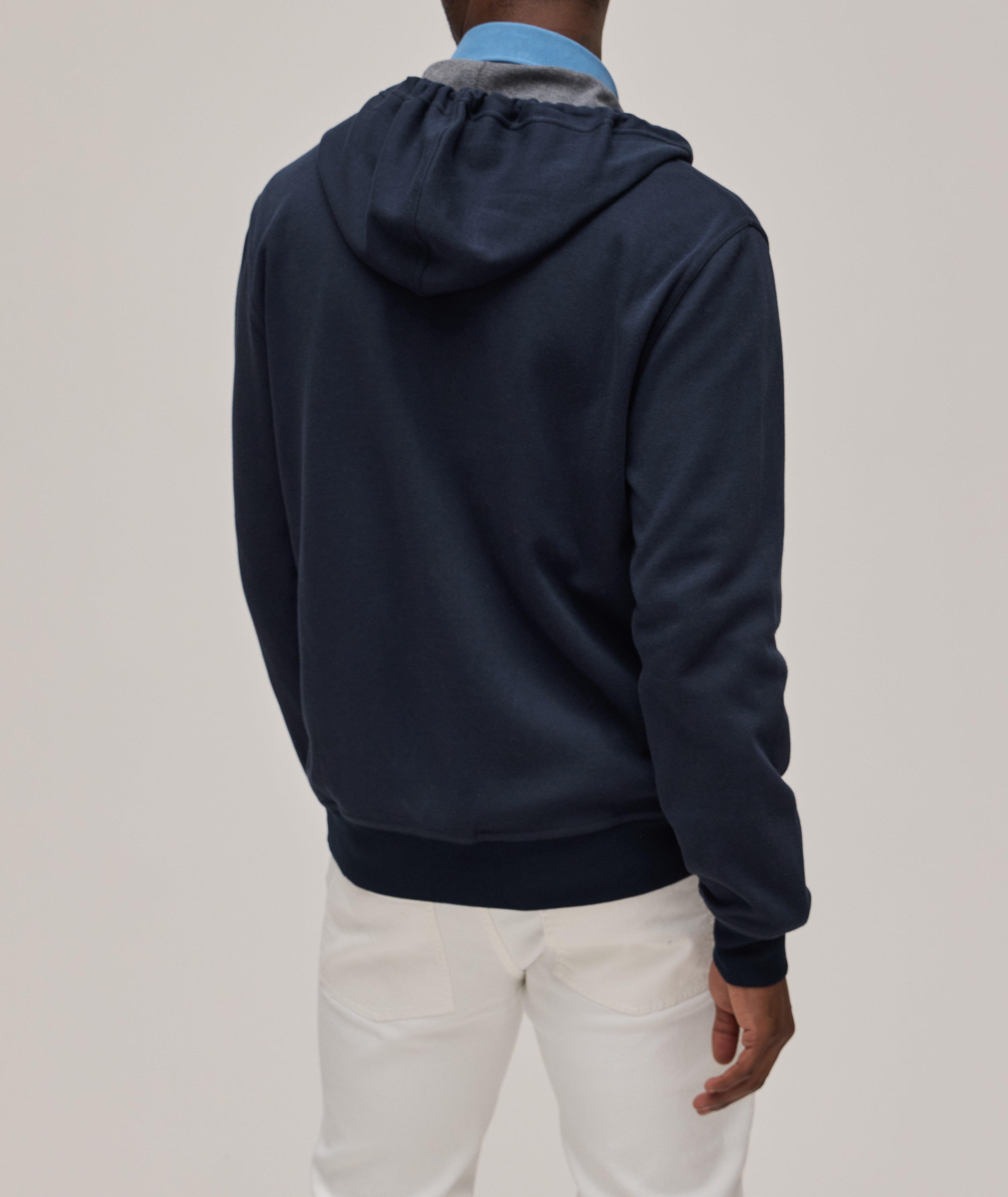 Zip-Up Hooded Sweater image 2