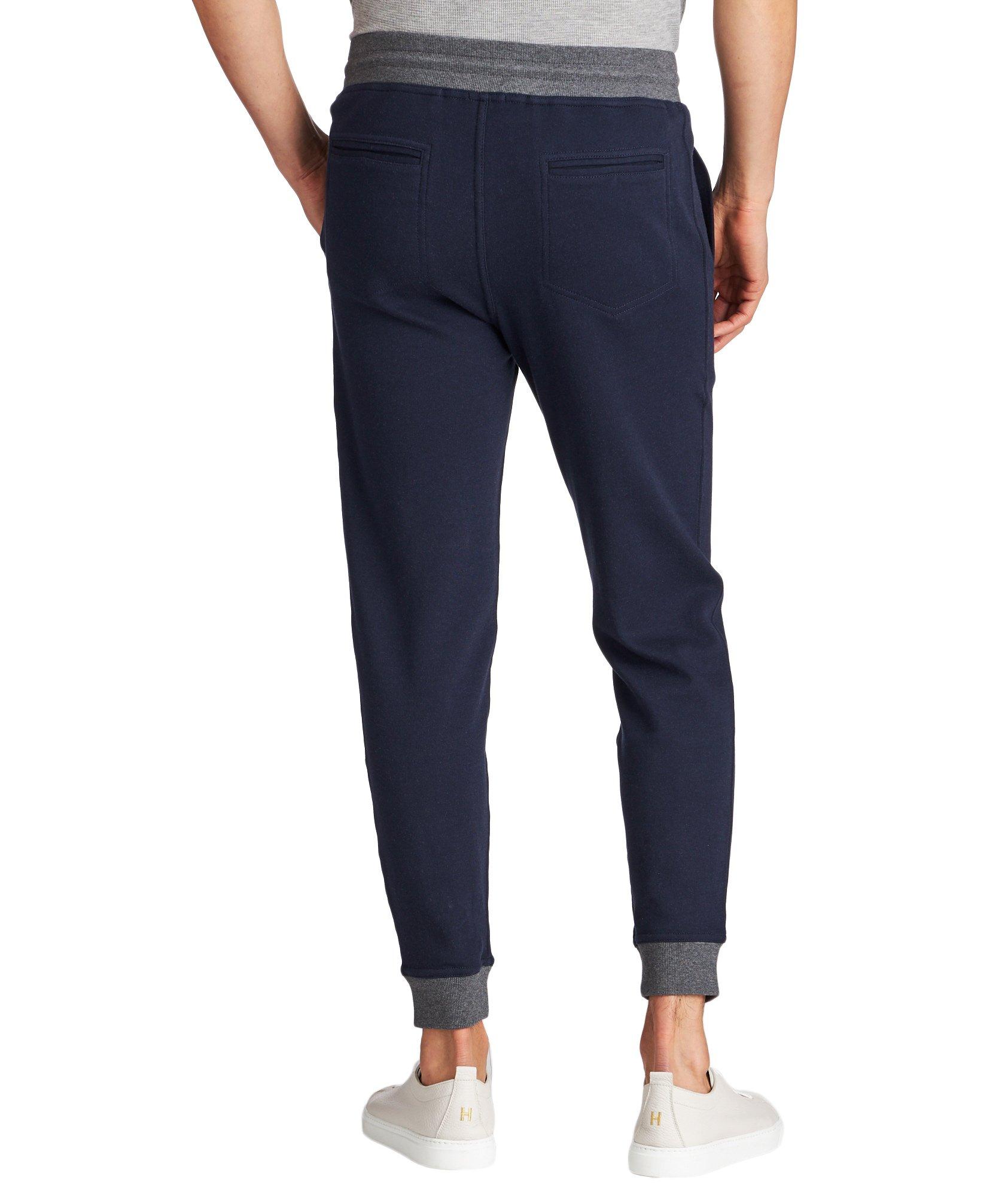 Pantalon sport en coton extensible image 1