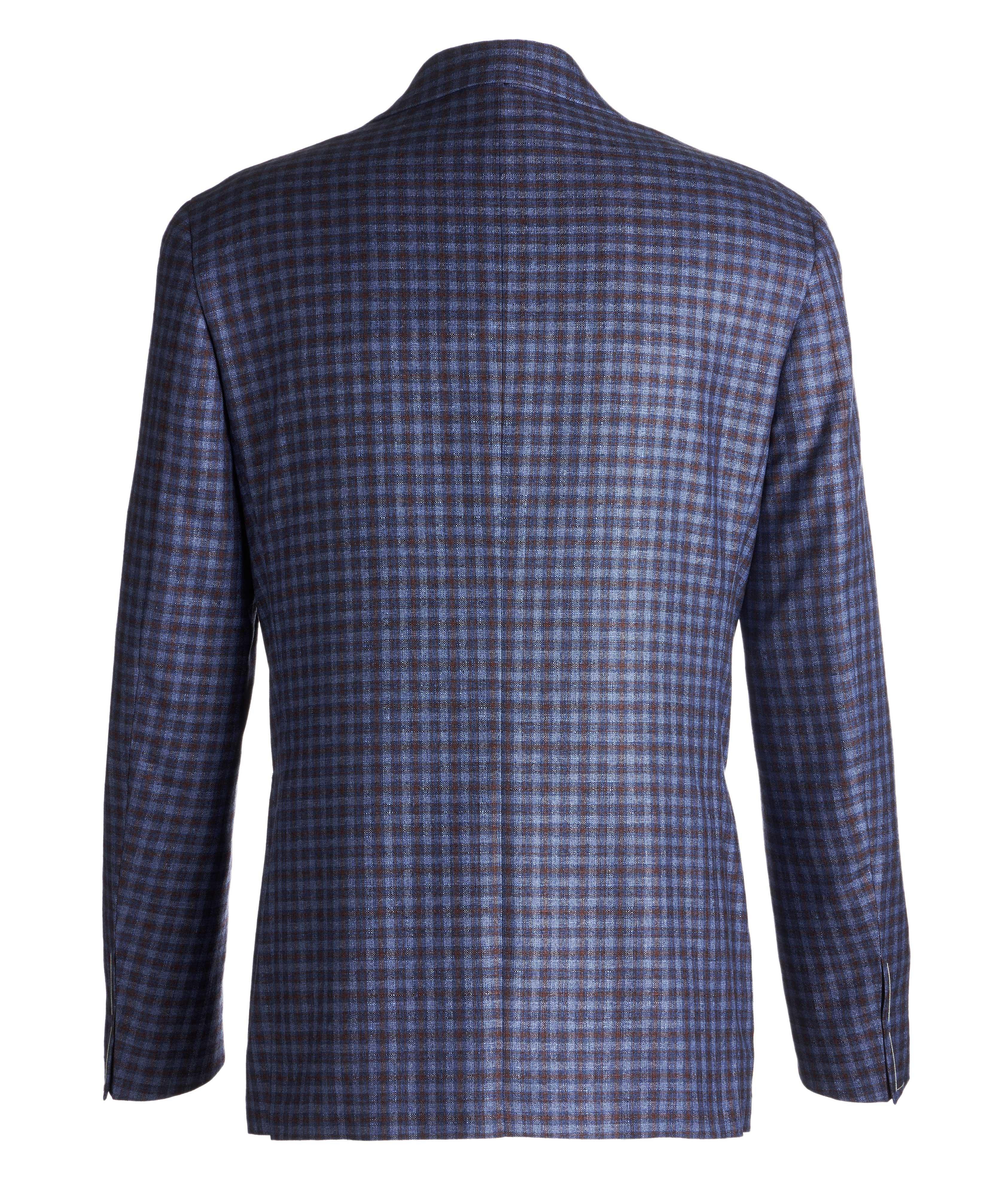 Kei Checked Silk-Cashmere Sports Jacket image 1