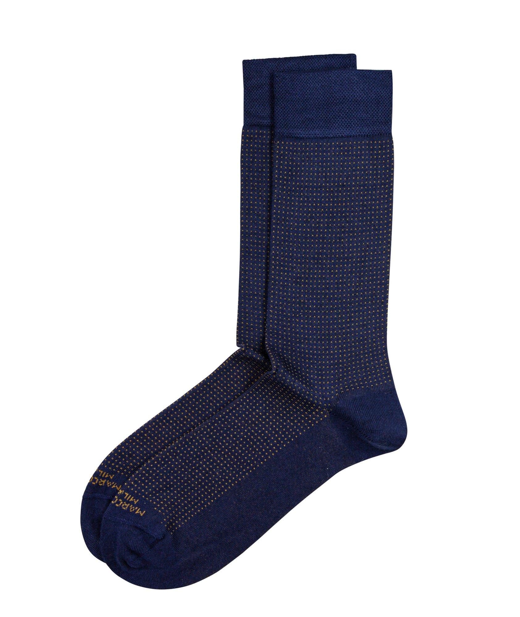 Micro-Dot Modal-Cashmere Socks image 0