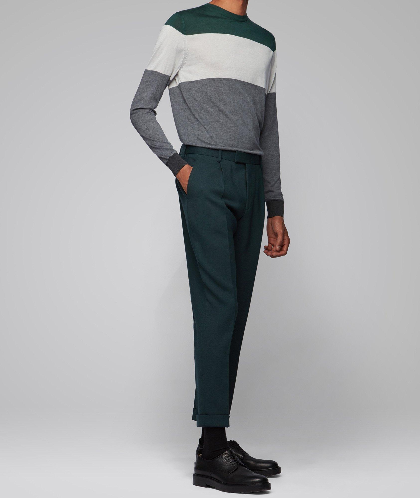 Pull sectionné en soie image 3