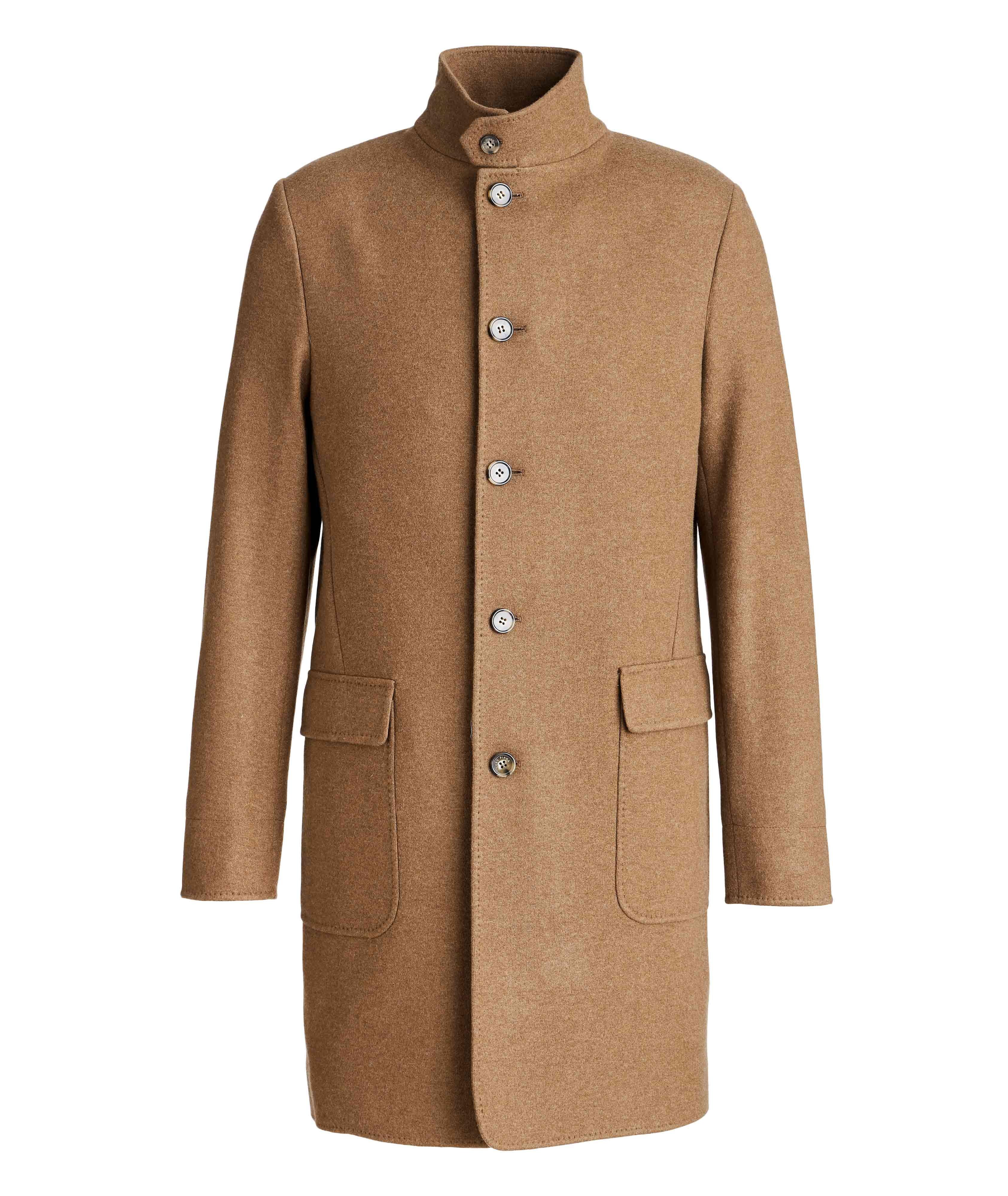 Unstructured Cashmere Overcoat image 0